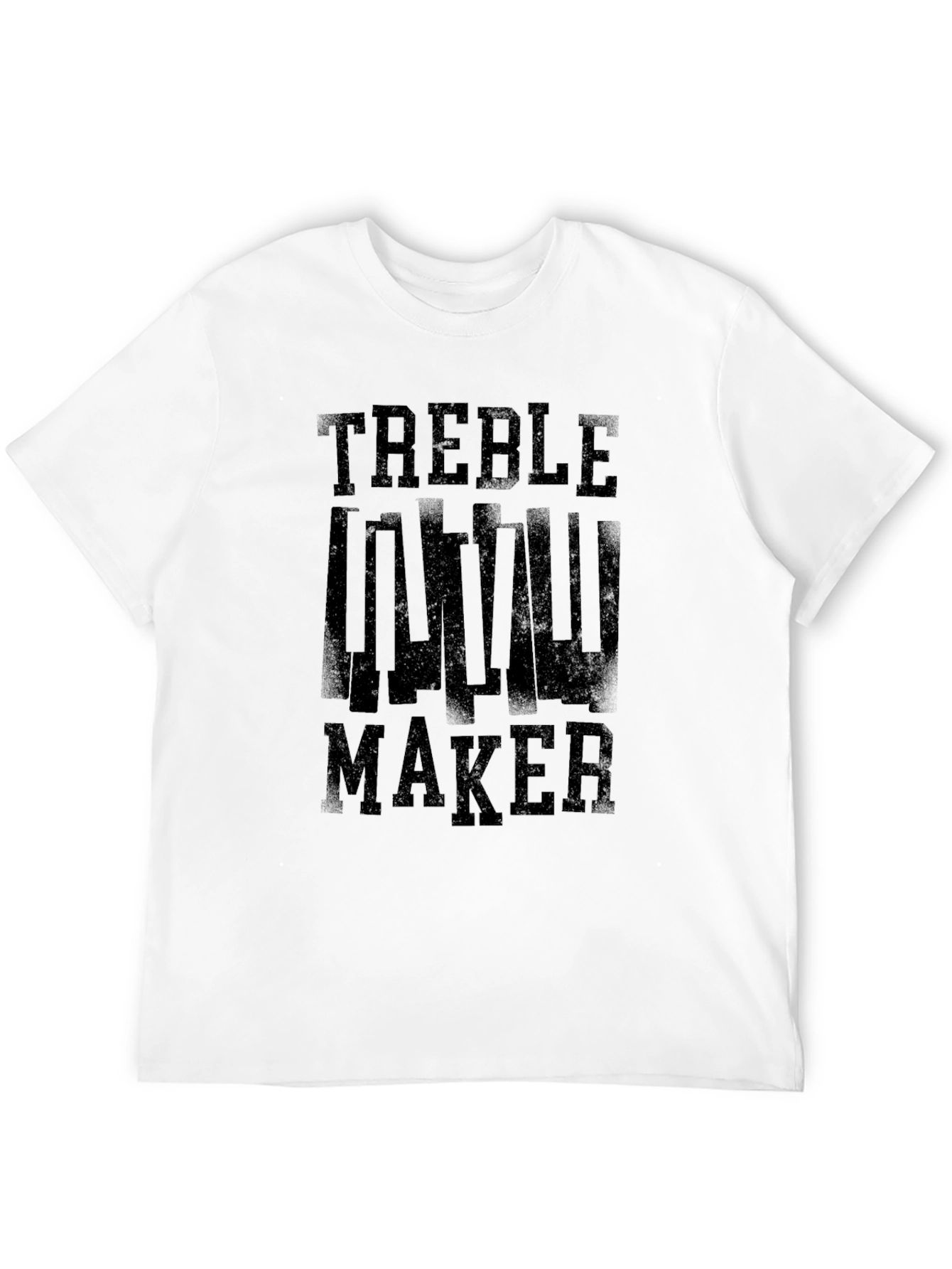 Black Treble Maker Graphic Black T-Shirt view 12