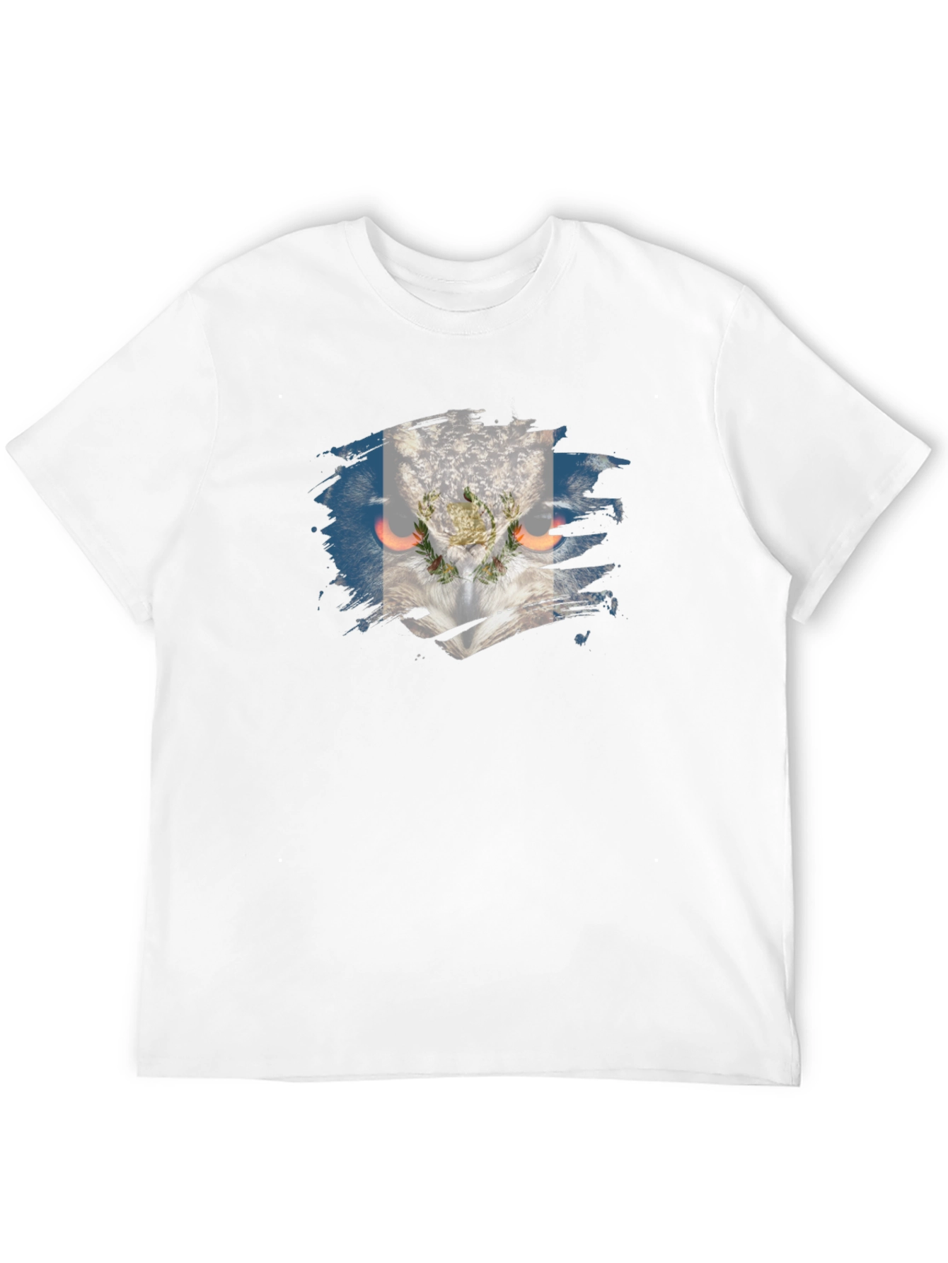 Black Owl Graphic Tee - Men's Black T-Shirt view 12