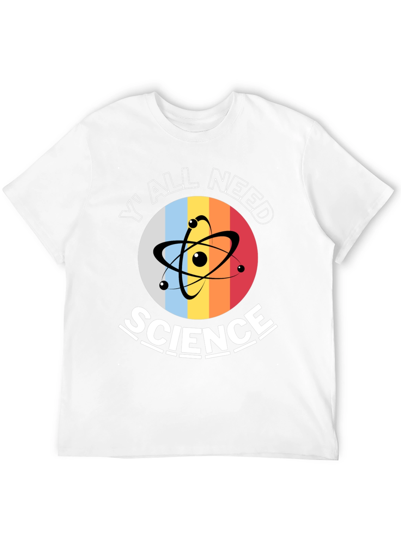 Black Y'all Need Science T-Shirt view 12