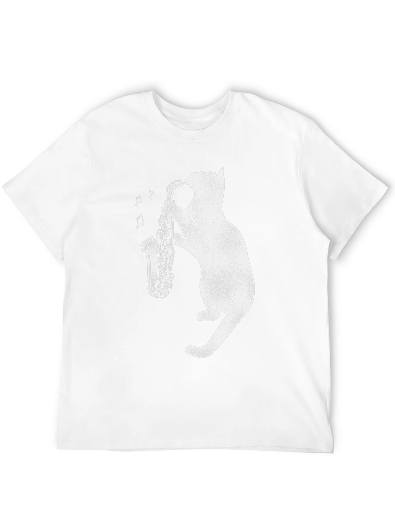 Black Cat Saxophone T-Shirt: Cool Music Lover Tee view 12
