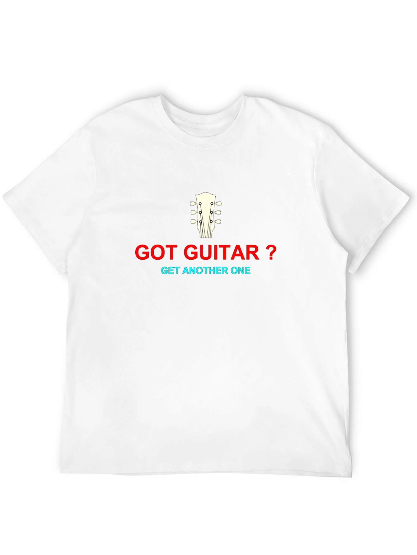 Black Got Guitar? Graphic T-Shirt - Musician's Humor view 12