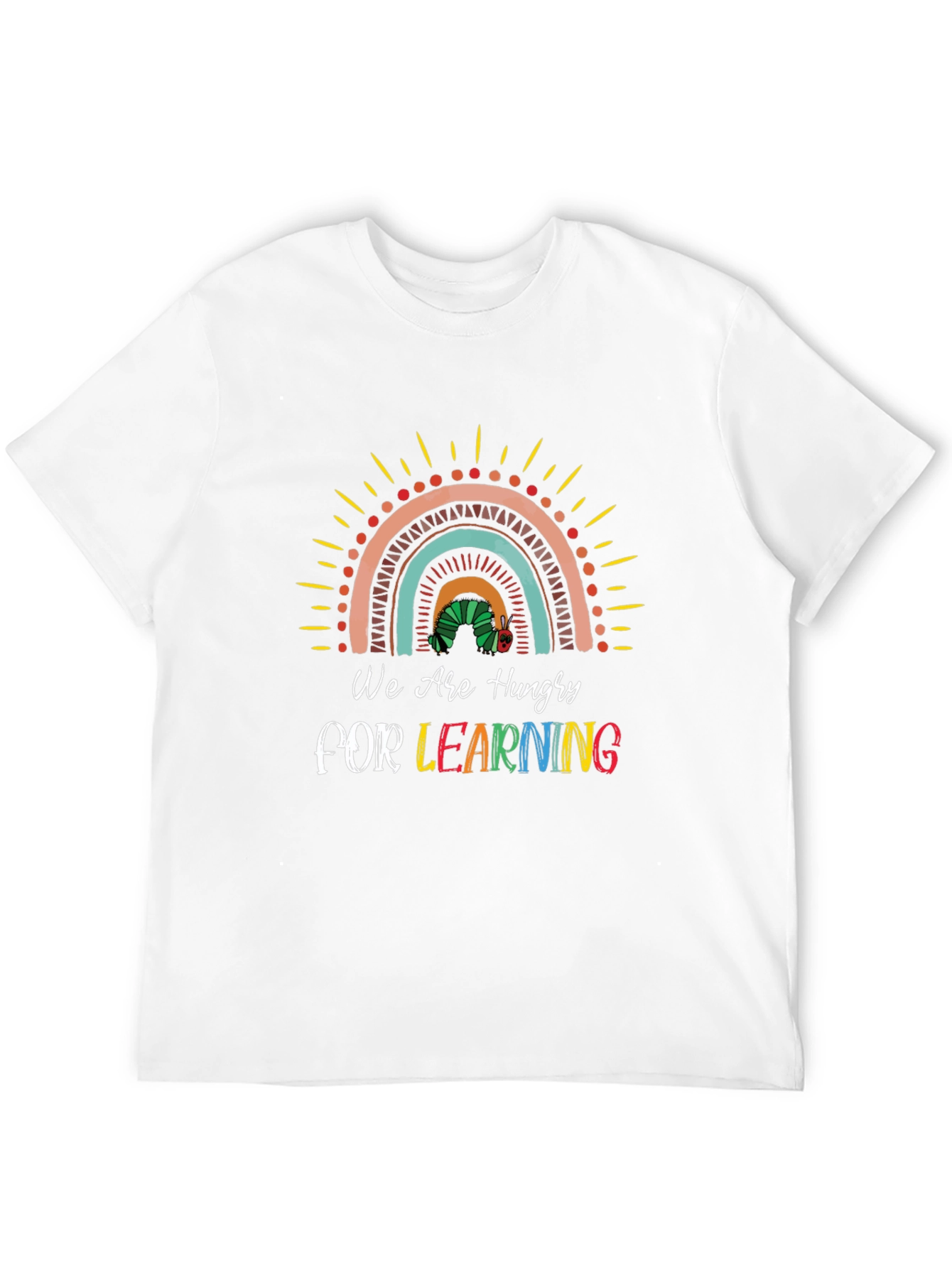 Black Hungry for Learning Graphic Tee view 12