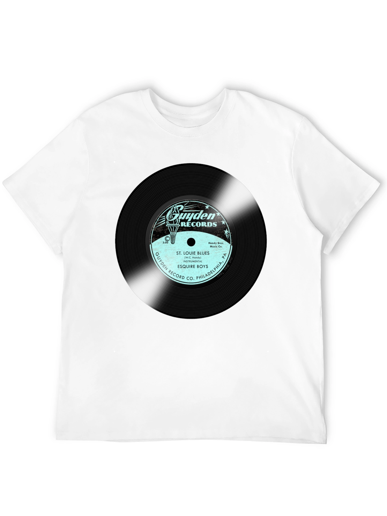 Black Guyden Records St. Louie Blues T-Shirt view 12