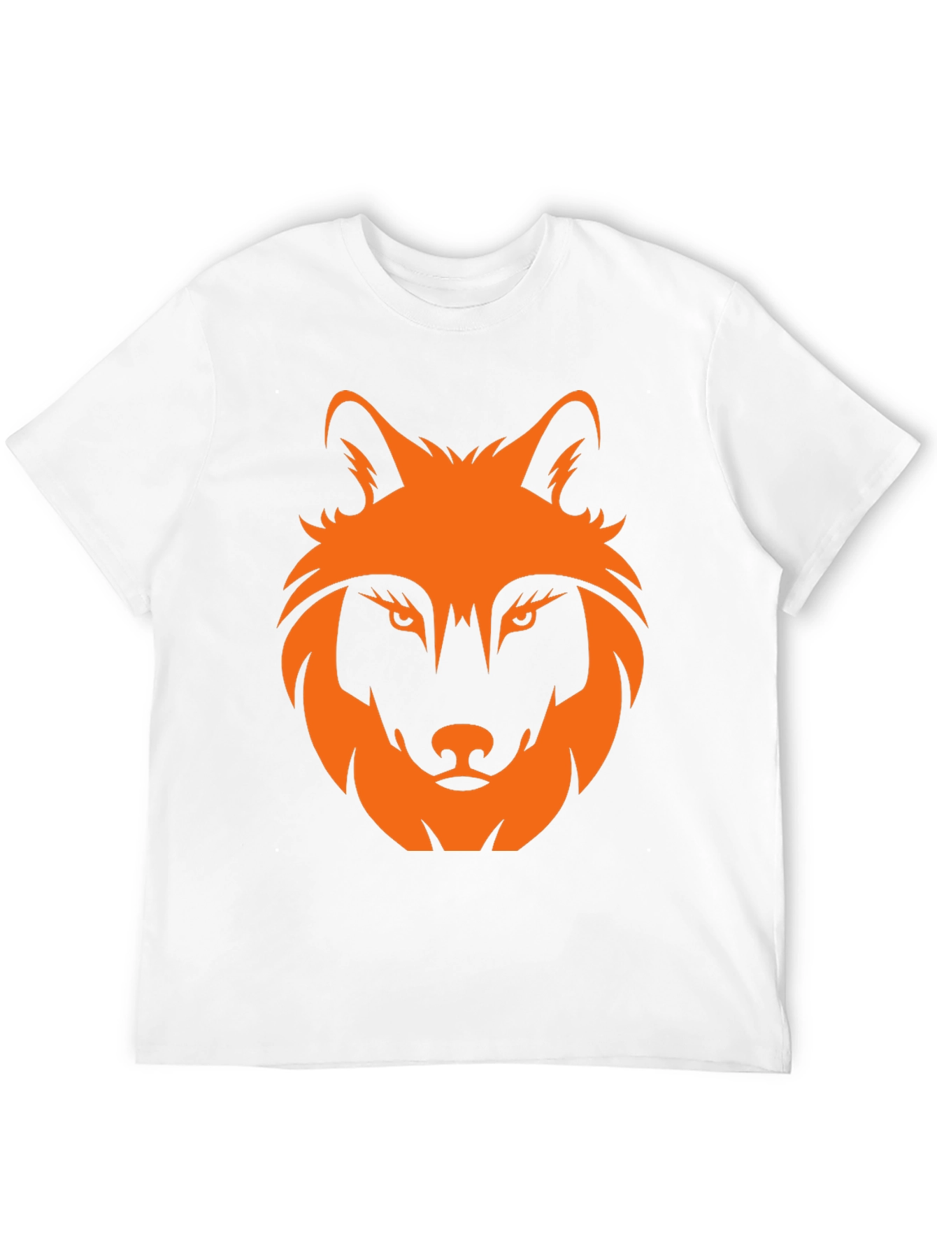 Black Bold Wolf Graphic Tee - Men's Black T-Shirt view 12