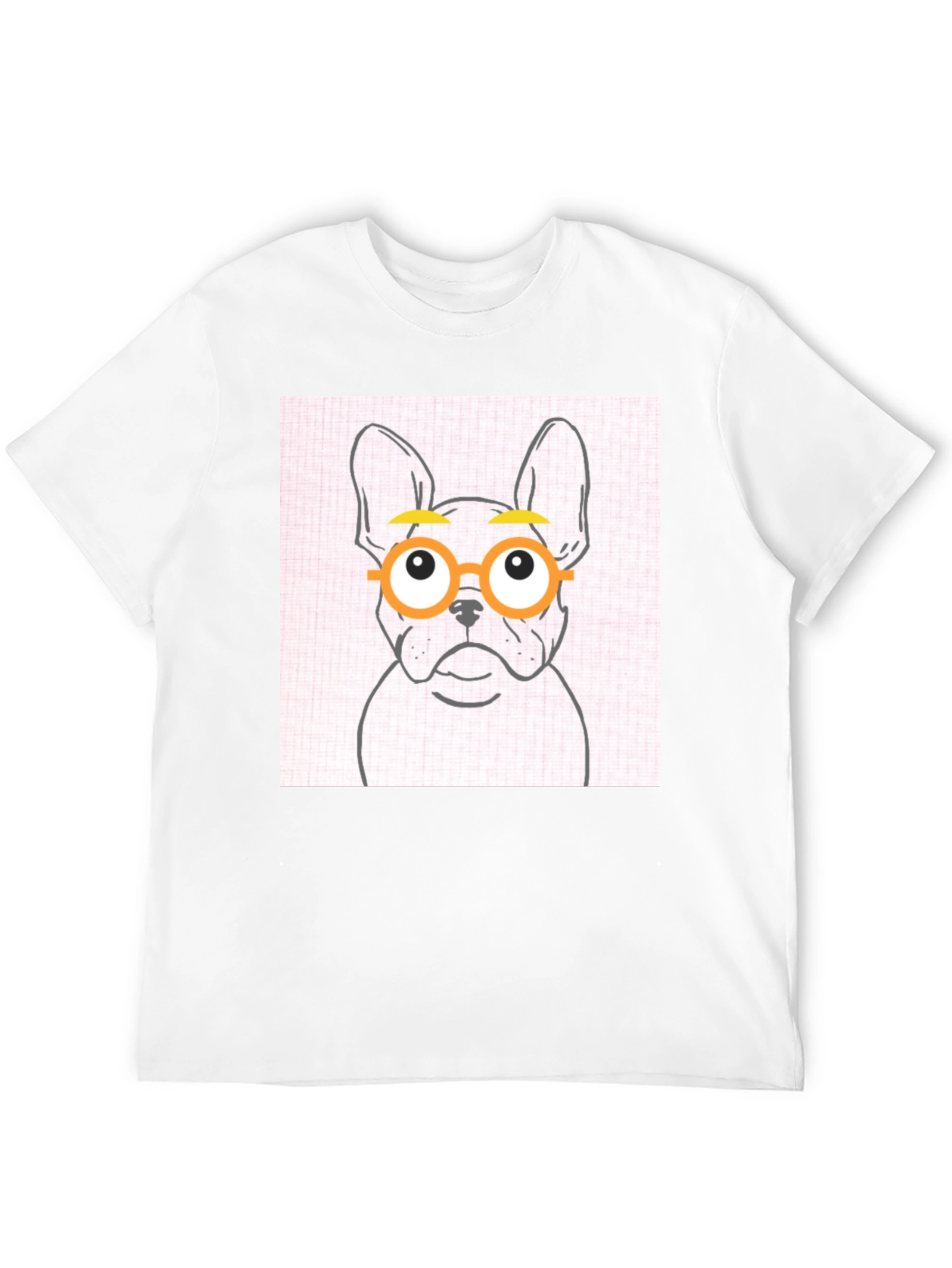Black Dog with Glasses Graphic Tee - Black view 12