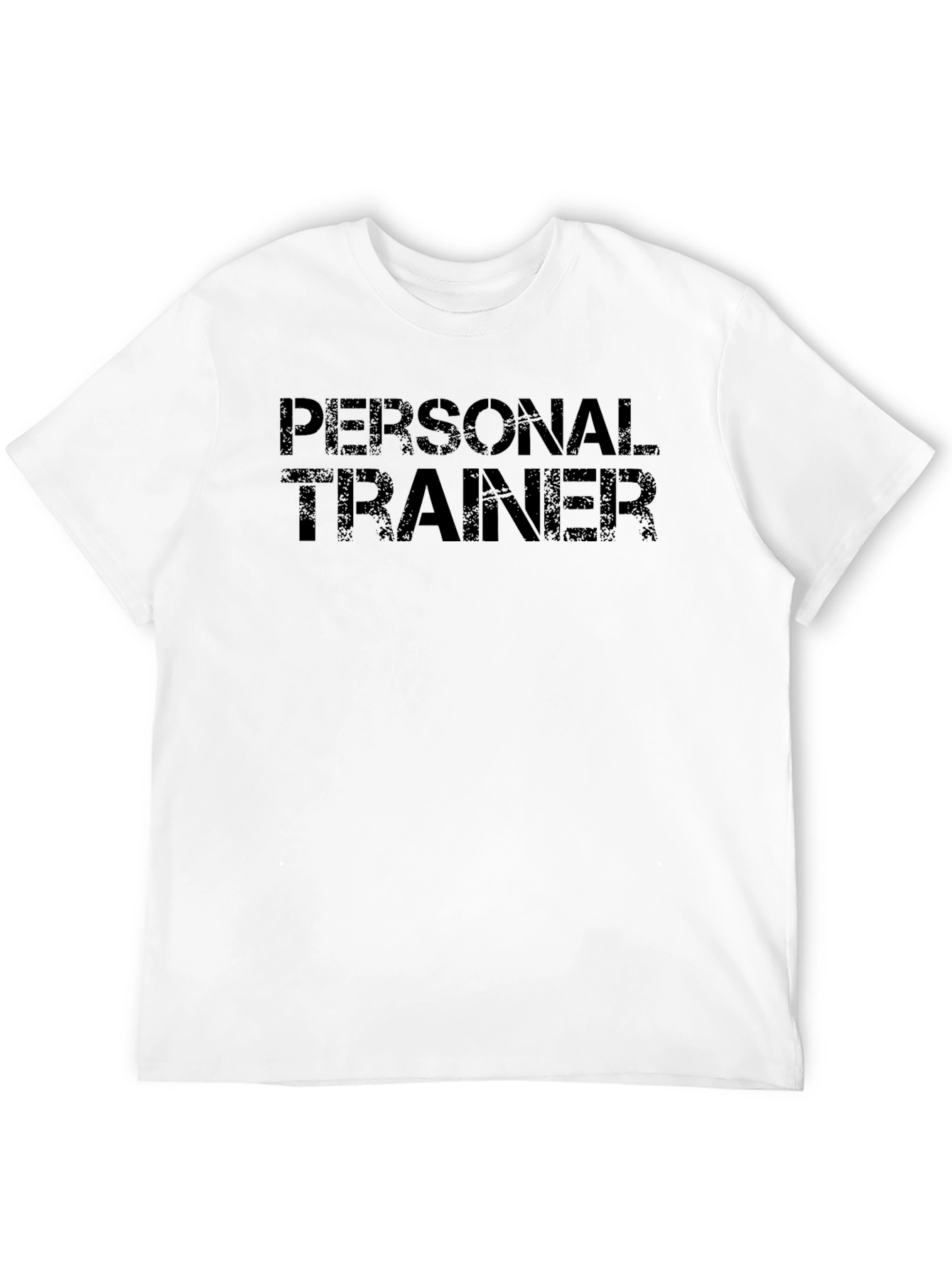 Black Personal Trainer Graphic Tee - Fitness Apparel view 12