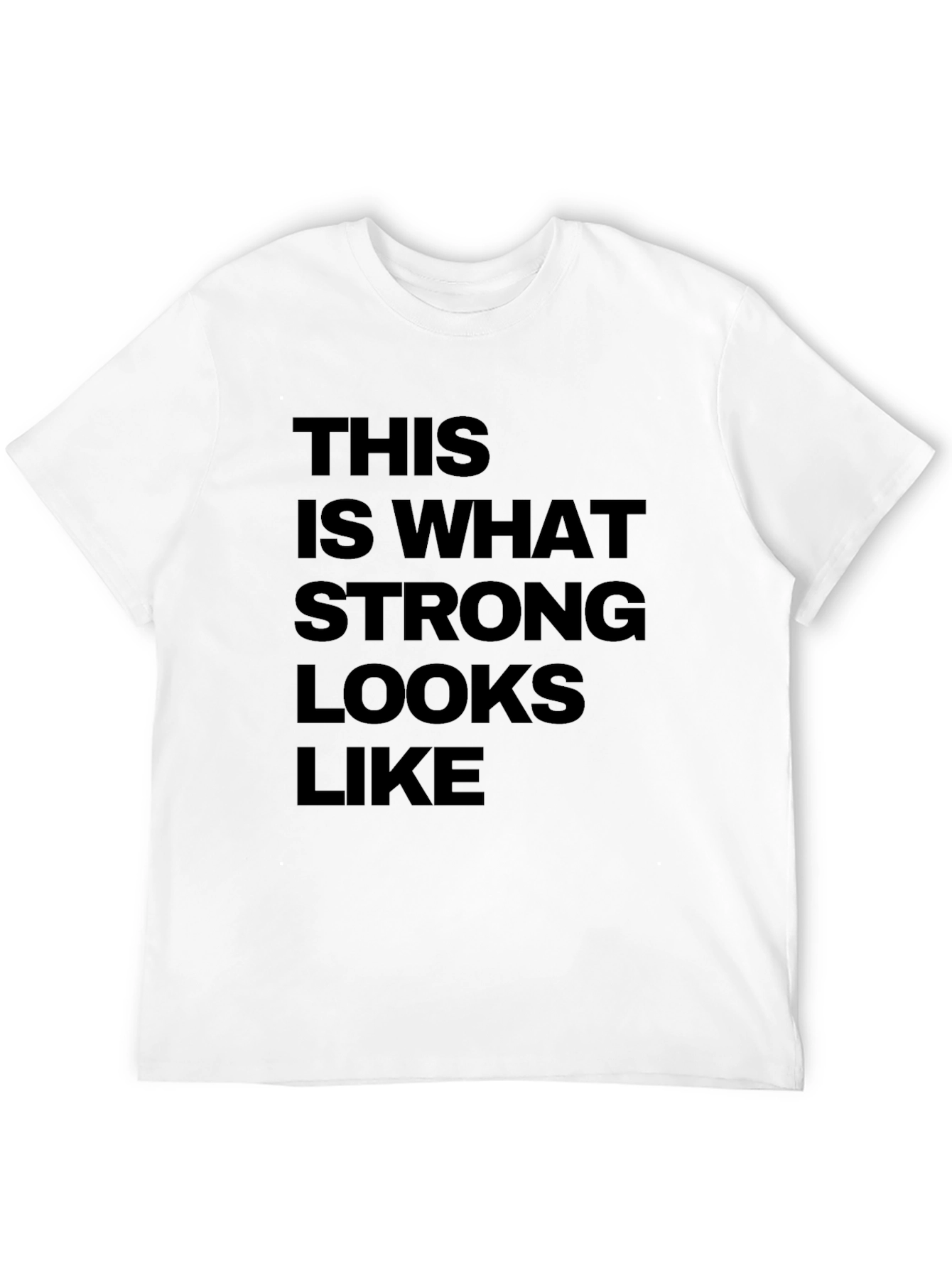 Black Strong Looks Graphic Tee - Black view 12