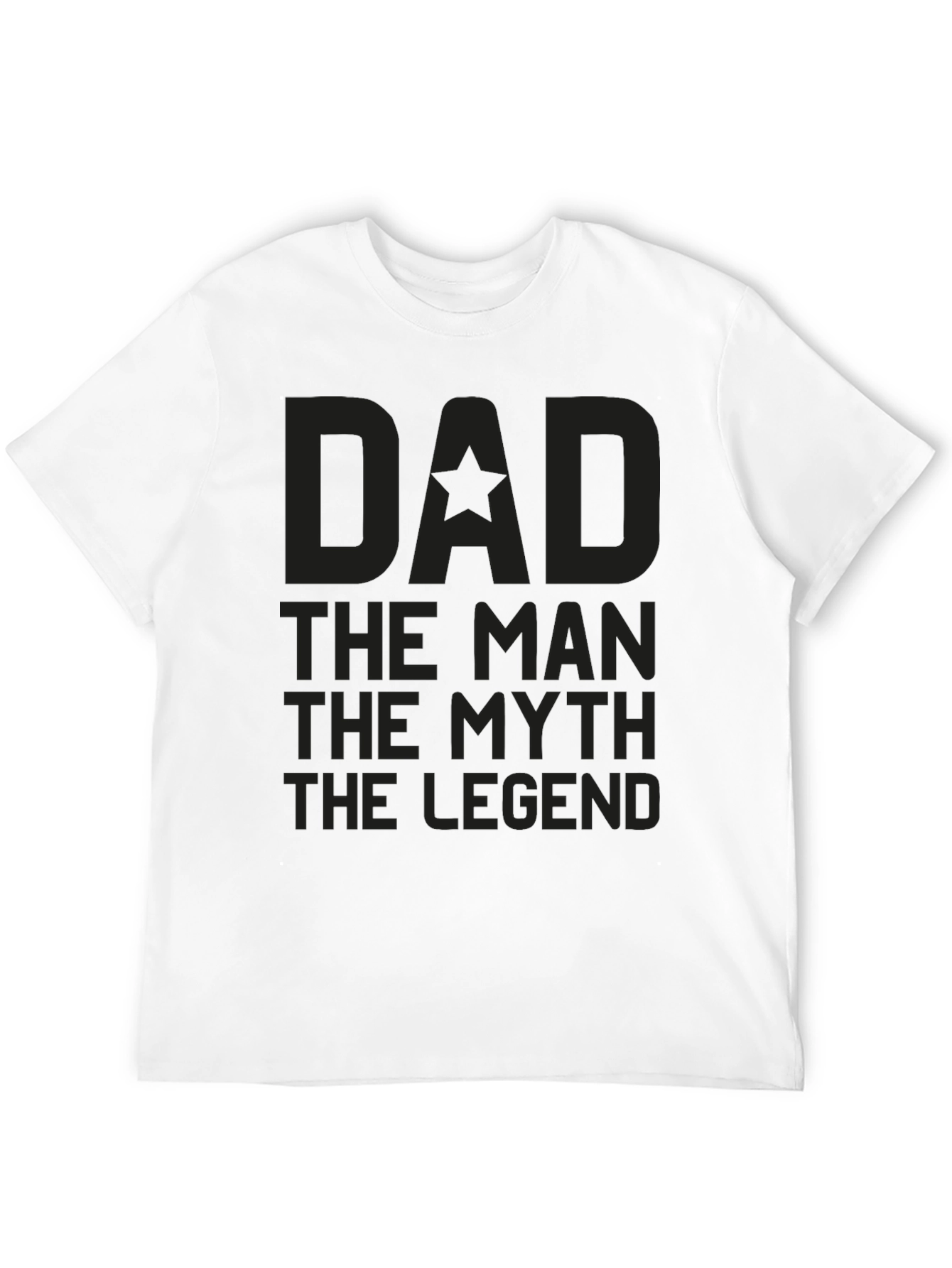 Black Dad The Man The Myth The Legend Graphic Tee view 12