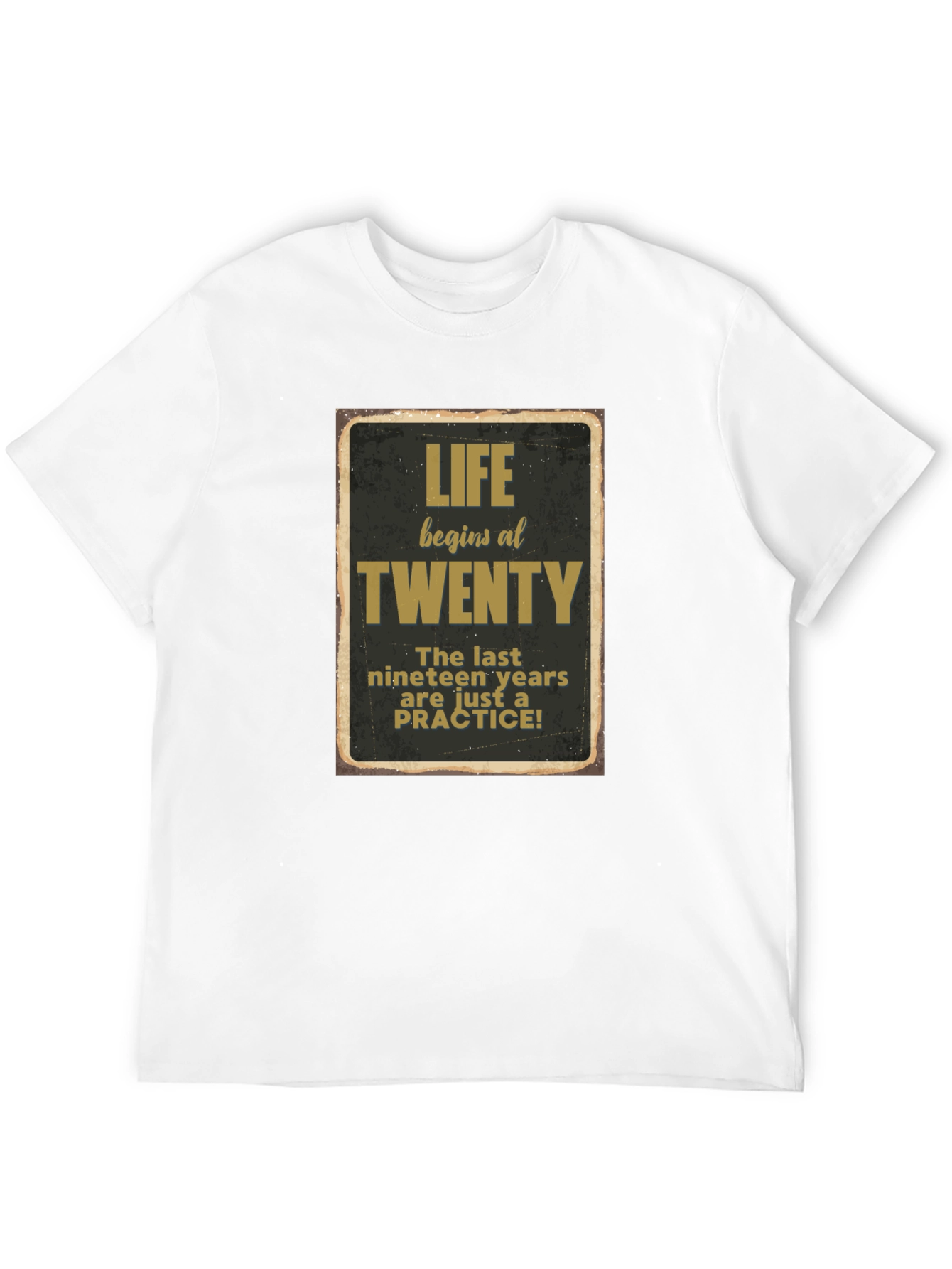 Life Begins At Twenty Graphic T-Shirt - 12