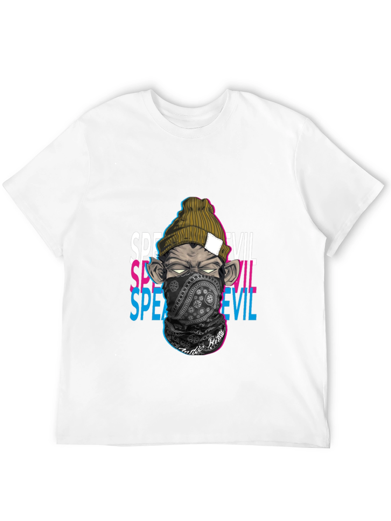 Black Speak No Evil Graphic Tee view 12