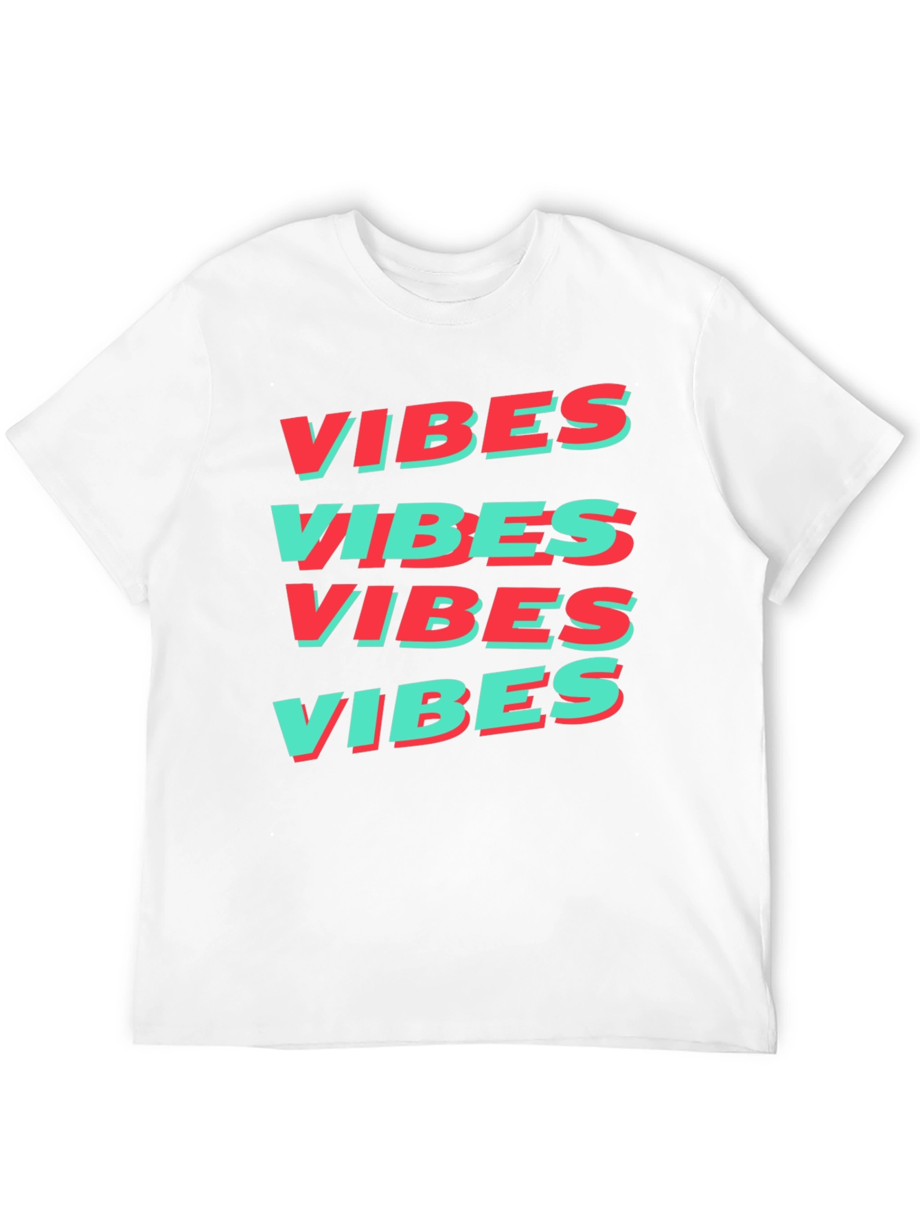 Black Retro VIBES Graphic Print Tee view 12