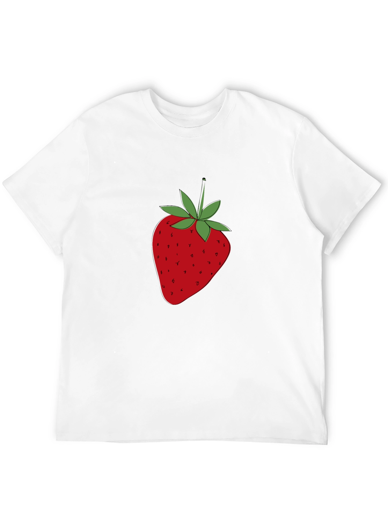 Black Strawberry Graphic T-Shirt - Casual & Stylish view 12