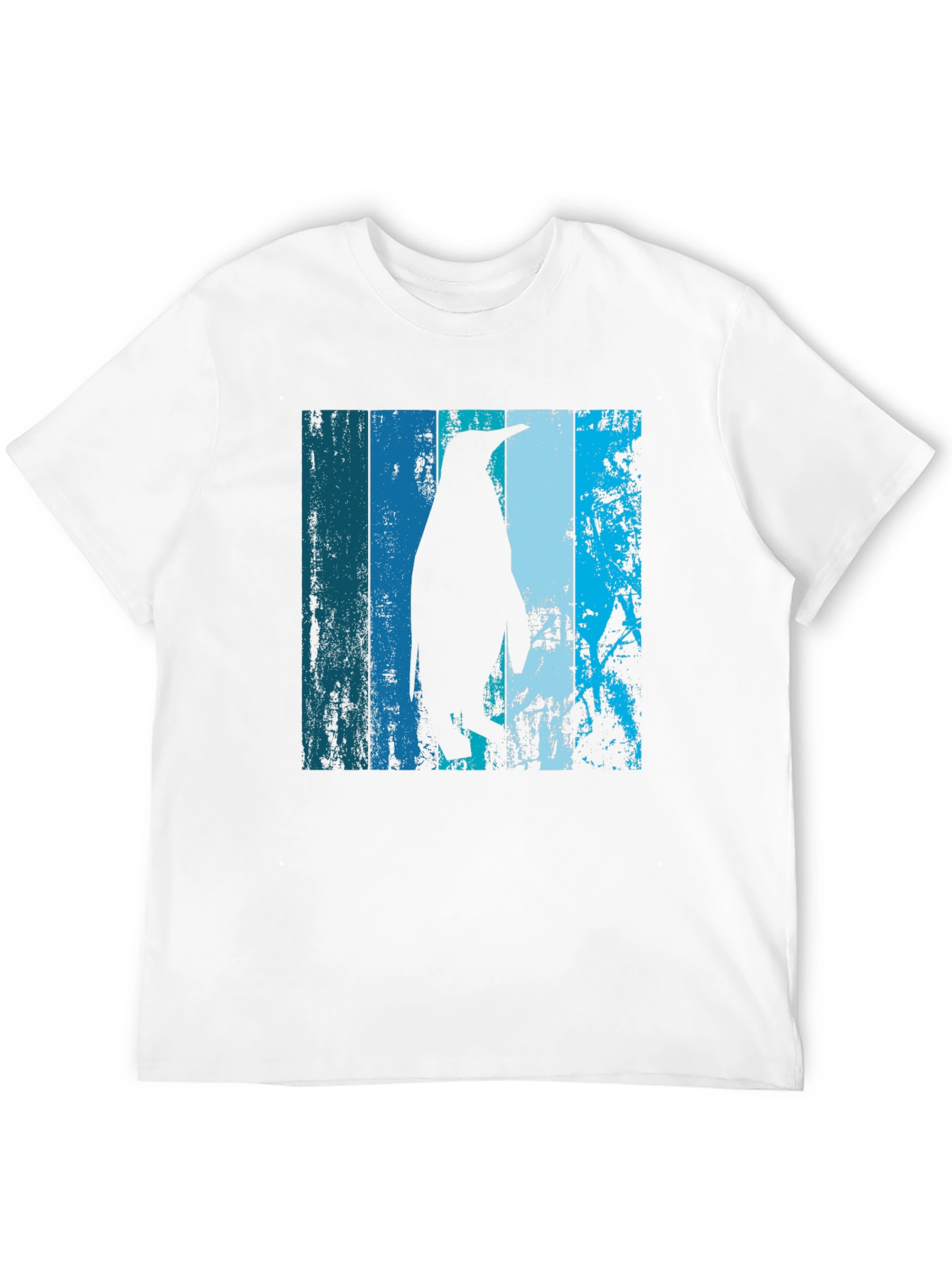 Black Cool Penguin Graphic T-Shirt - Black view 12
