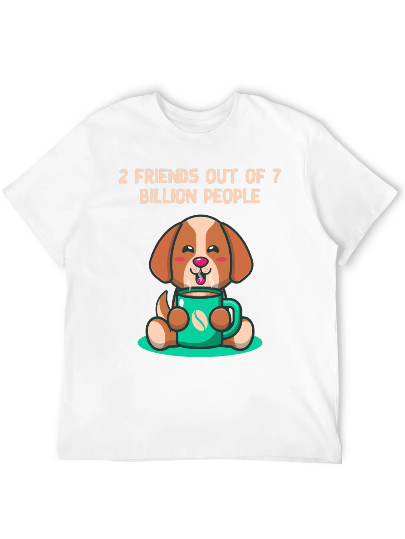 Black Dog Lover T-Shirt: 2 Friends Out of 7 Billion view 12