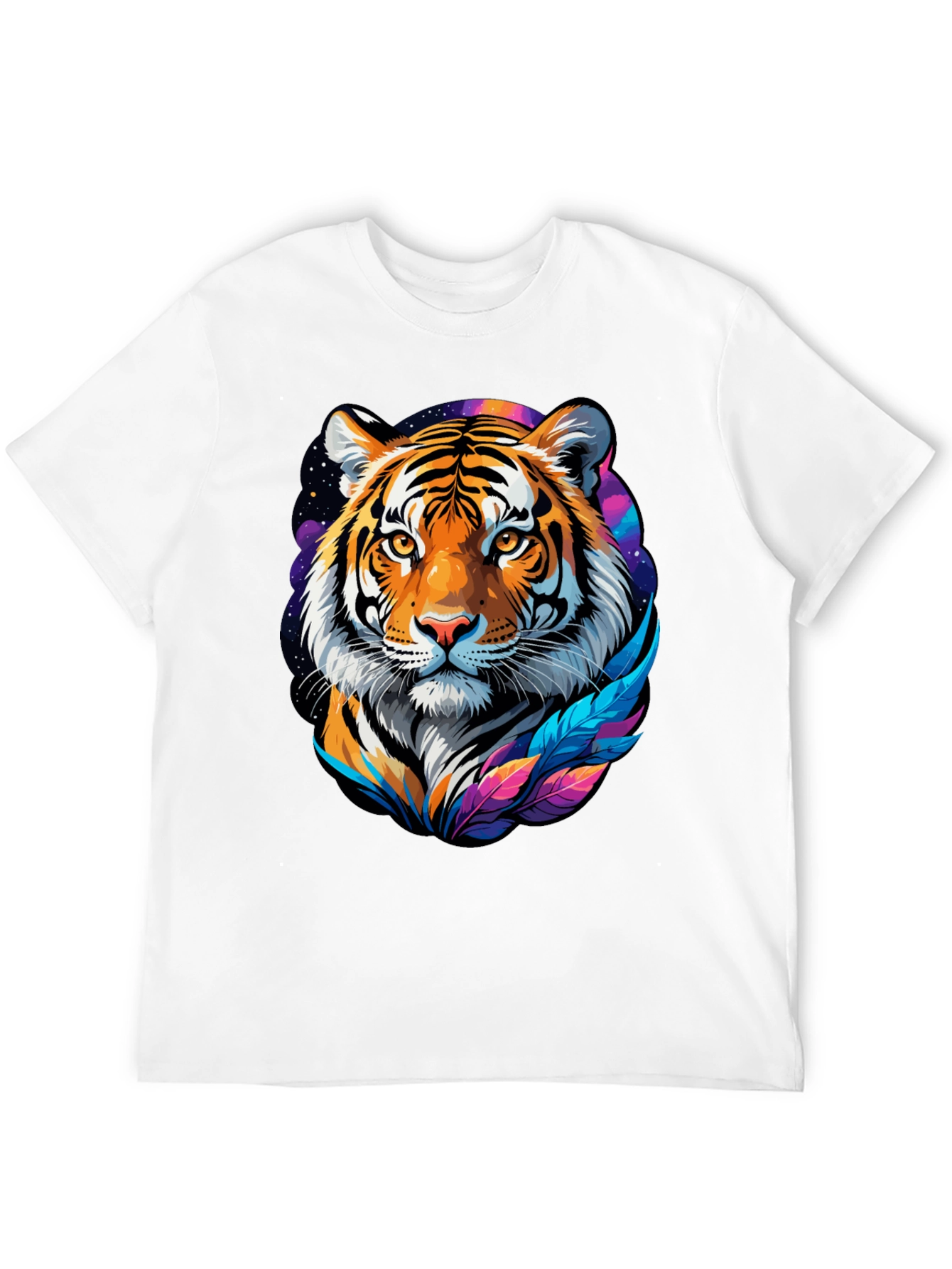 Black Tiger Graphic Tee - Men's Black T-Shirt view 12