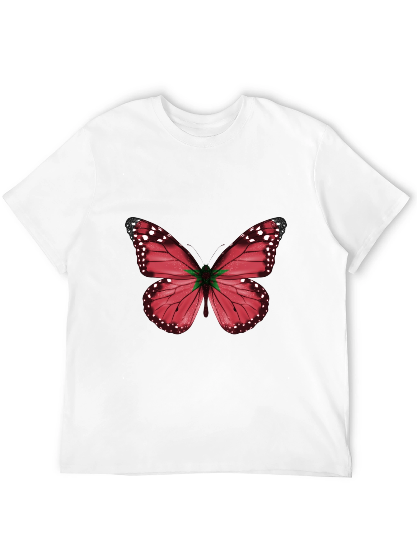 Black Butterfly Graphic Tee - Modern Casual Style view 12