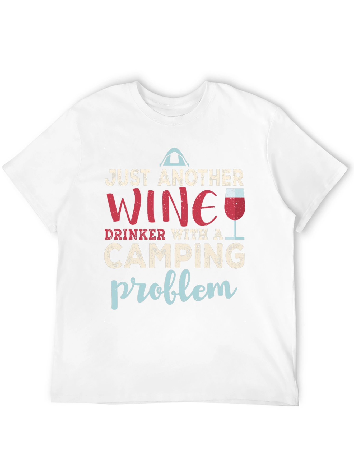 Black Wine and Camping Graphic T-Shirt view 12