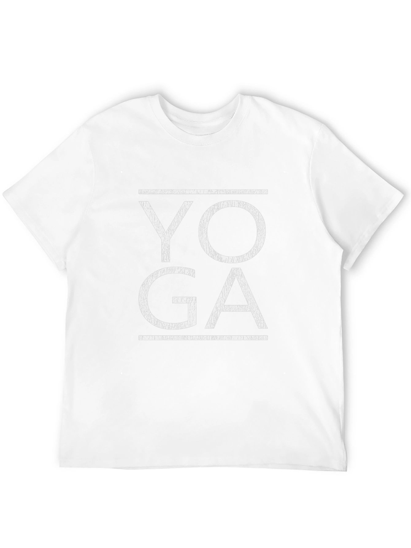 Black Yoga Graphic Tee - Black Cotton Blend view 12