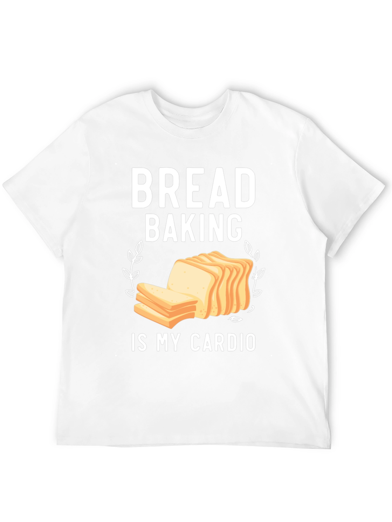Black Bread Baking is My Cardio T-Shirt - Funny Baker Tee view 12