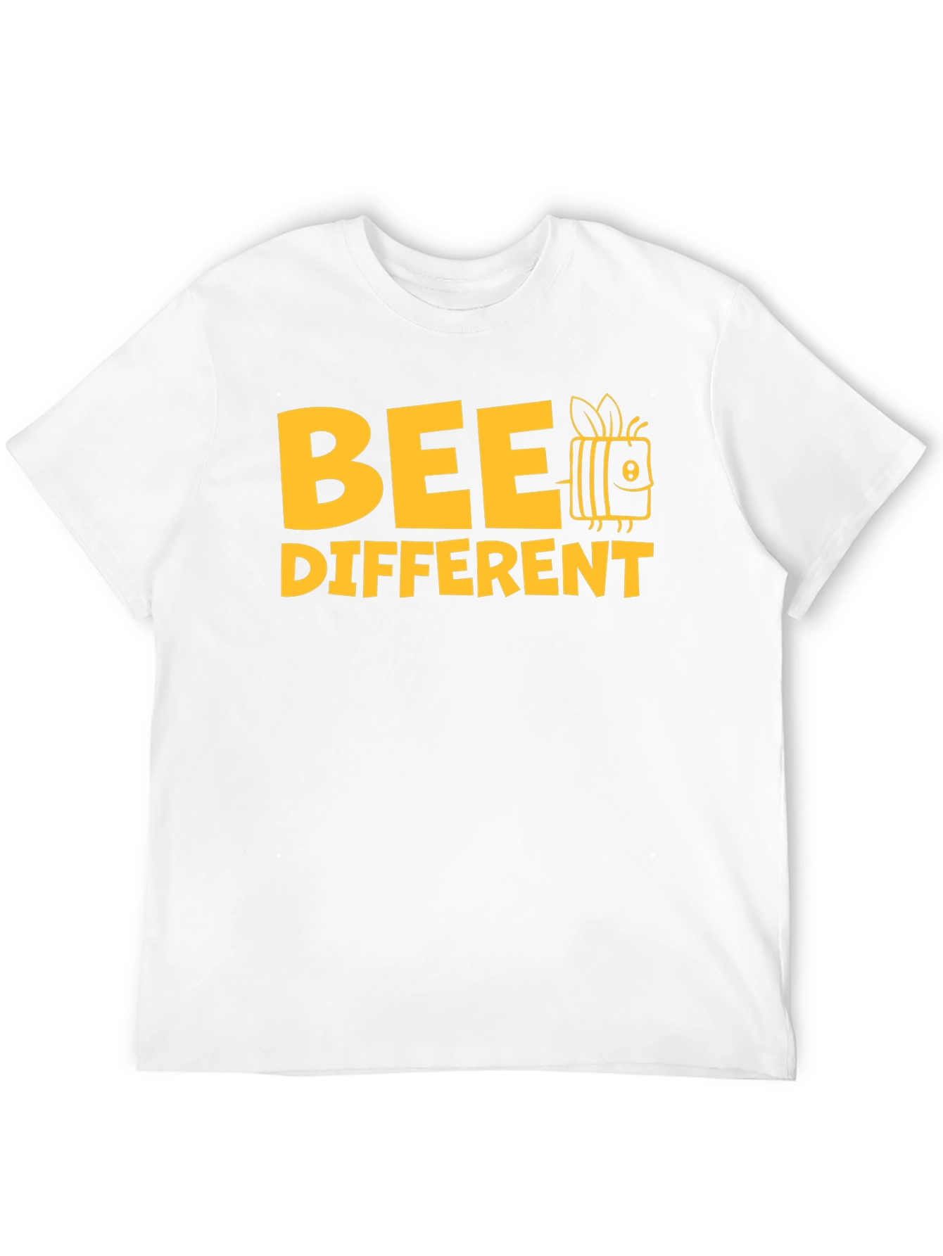 Black Bee Different Graphic Tee - Black Cotton Shirt view 12