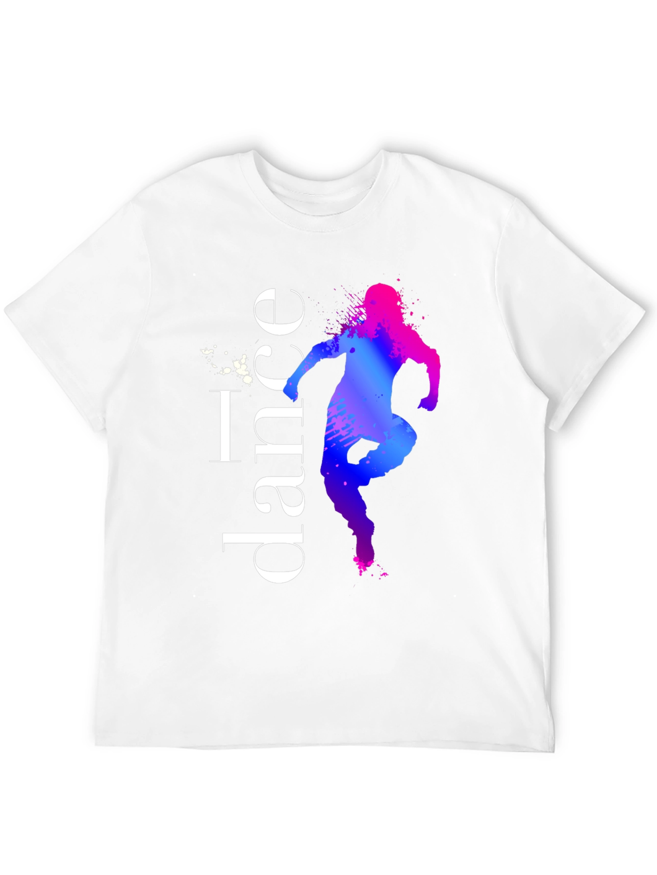 Black I Dance T-Shirt - Artistic Dancer Silhouette Tee view 12