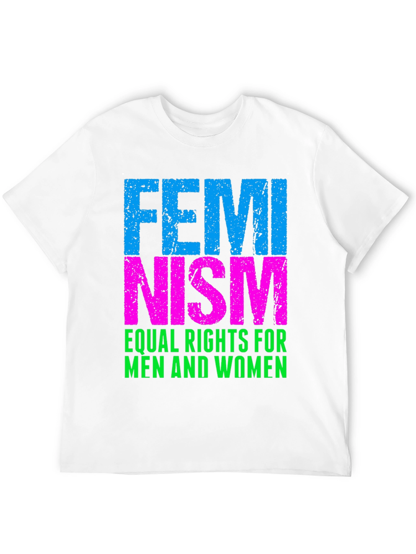 Black Feminism Equal Rights T-Shirt - Black Cotton Blend view 12