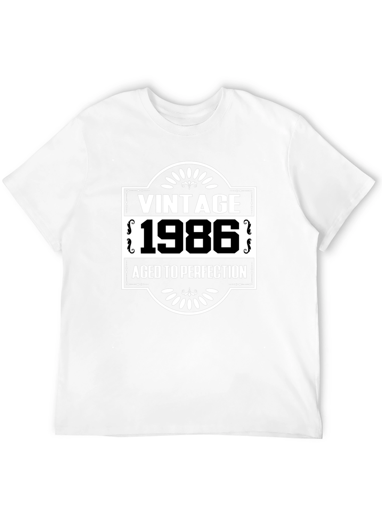 Black Vintage 1986 Aged to Perfection Graphic Tee view 12
