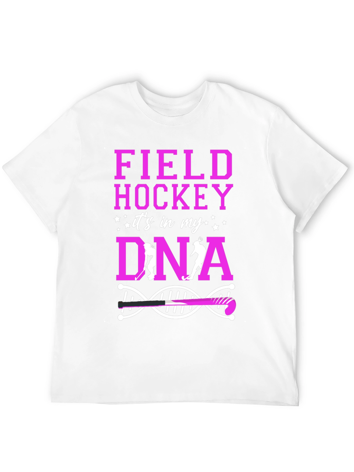 Black Field Hockey DNA Graphic Tee view 12