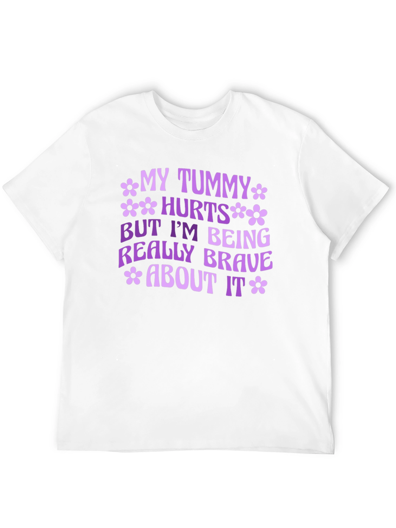 Black My Tummy Hurts Brave T-Shirt view 12