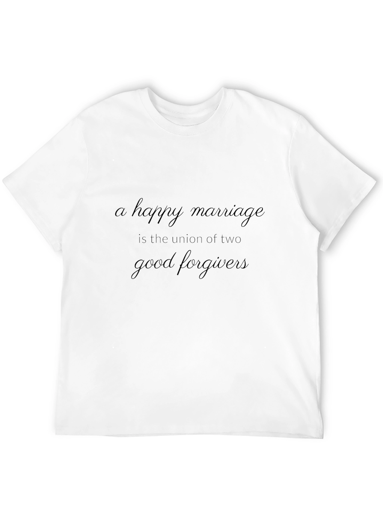 Black Happy Marriage T-Shirt view 12
