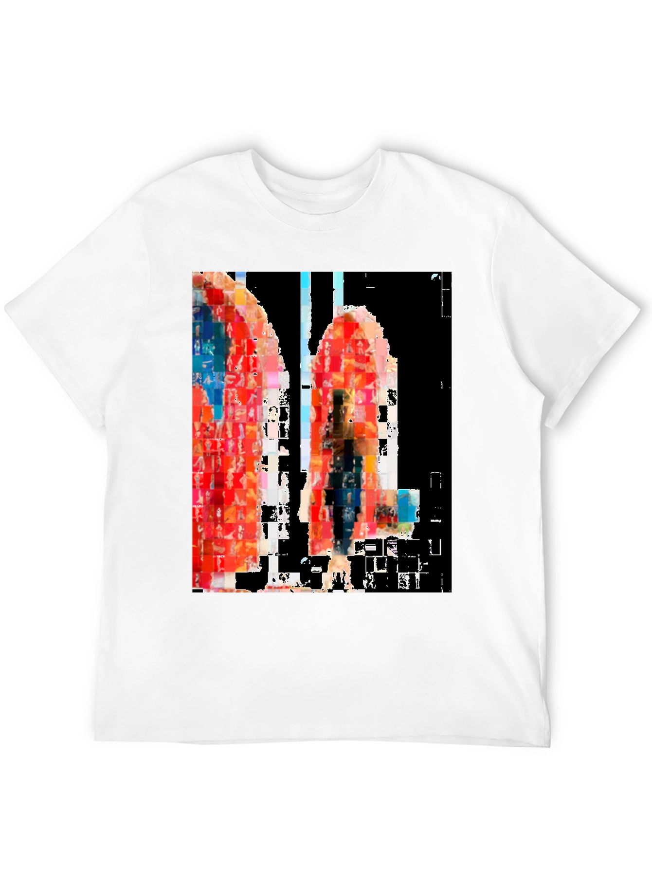 Abstract Art Black T-Shirt - 12