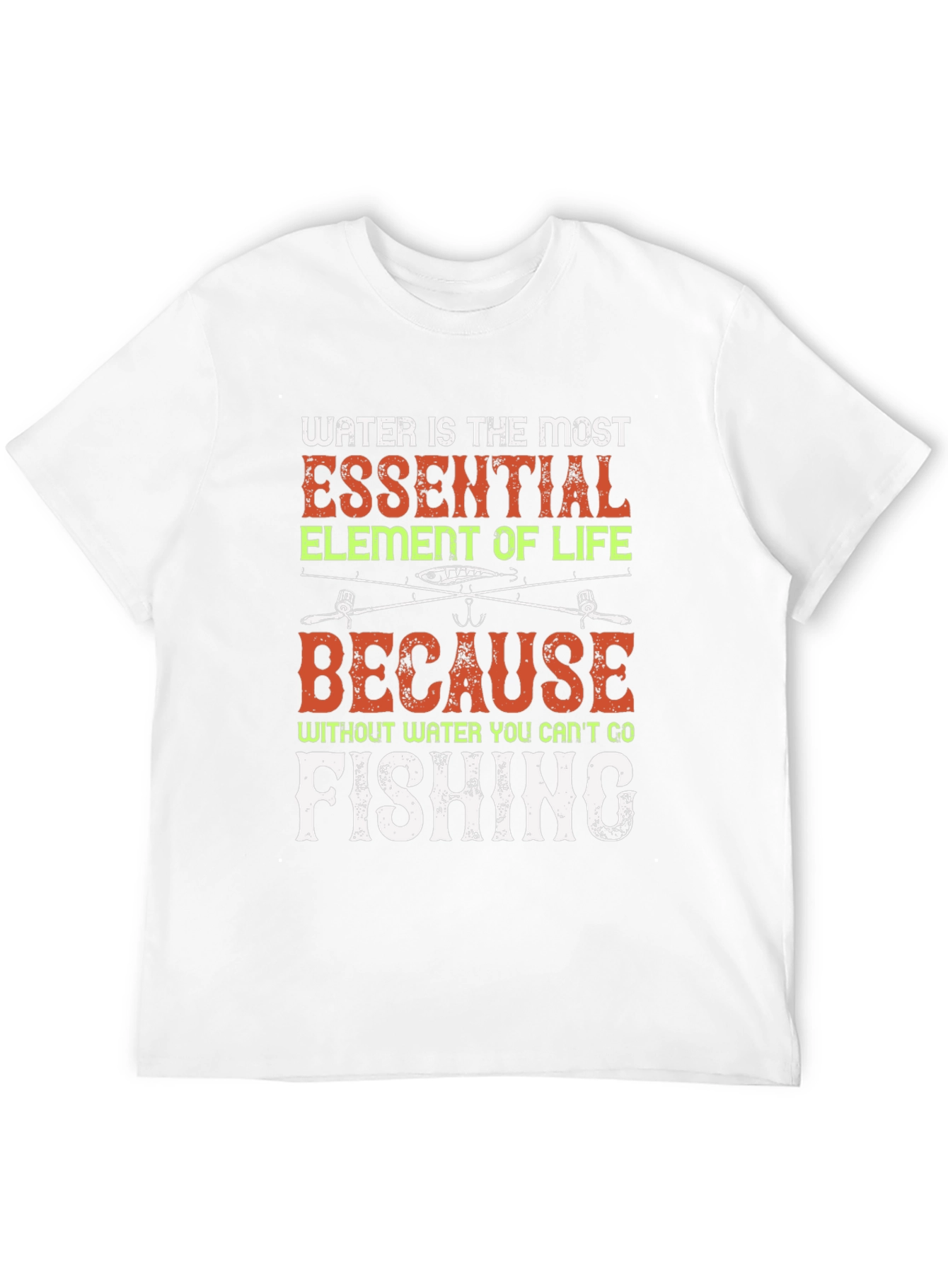 Funny Fishing T-Shirt - Water is Essential - 12