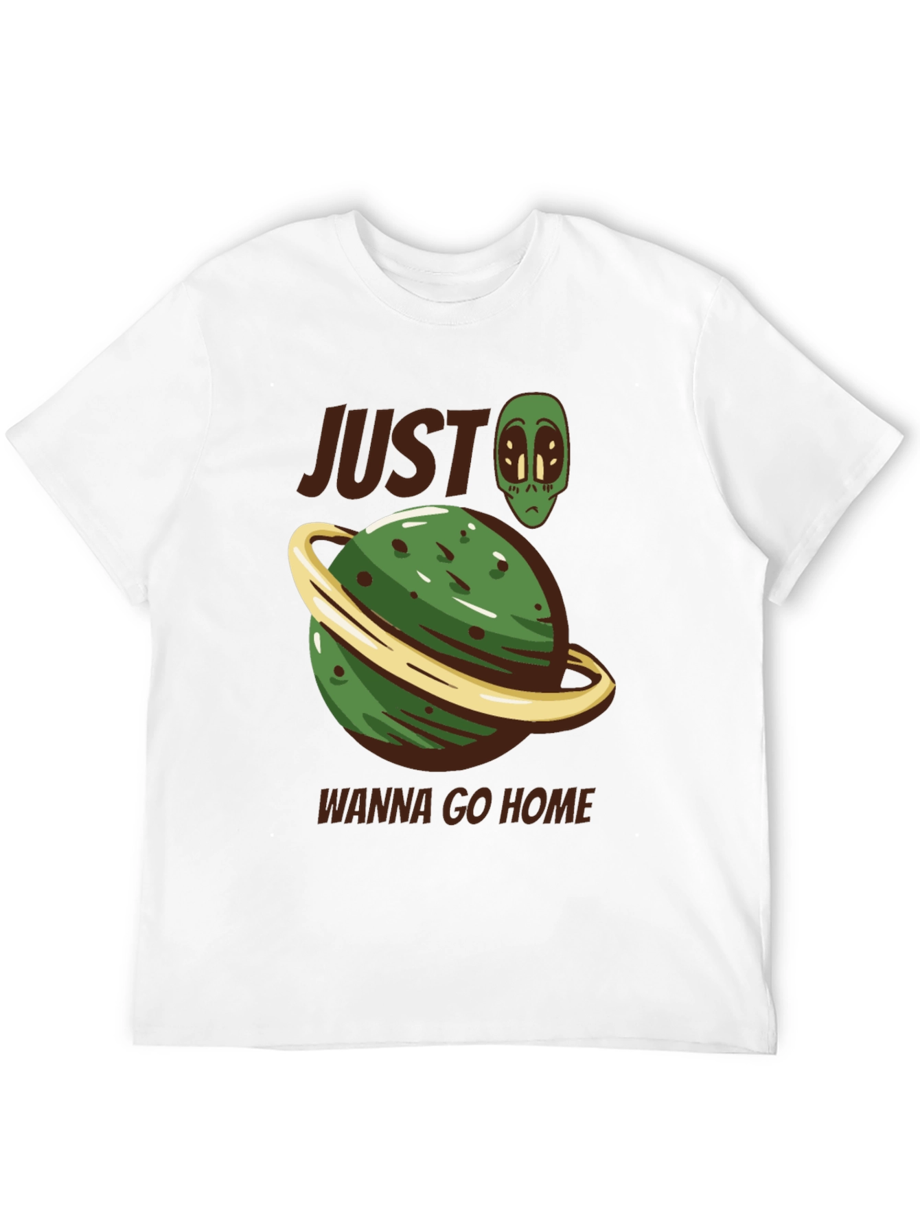 Black Alien Planet Graphic Tee - Wanna Go Home view 12