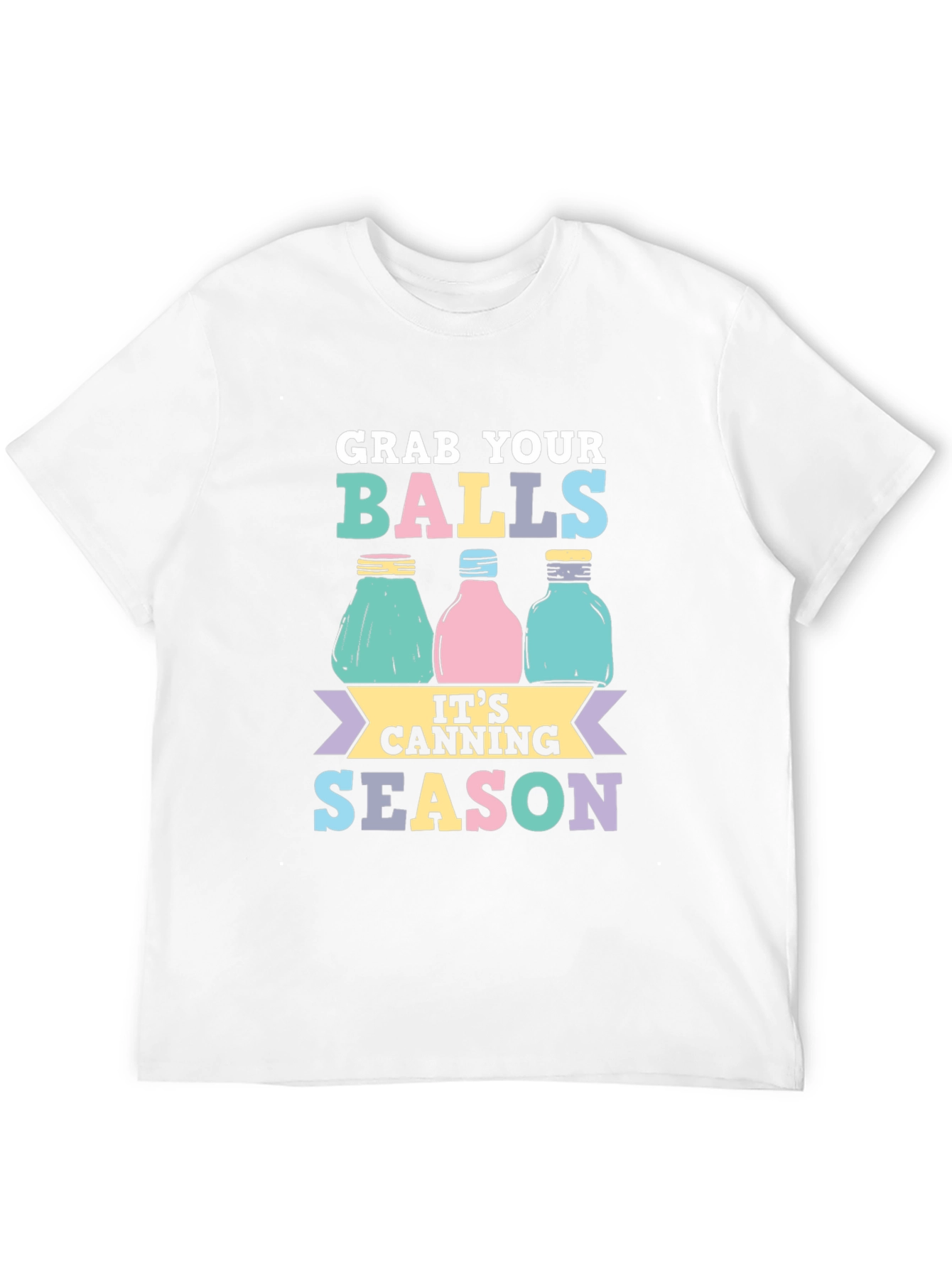 Black Grab Your Balls Canning Season T-Shirt view 12