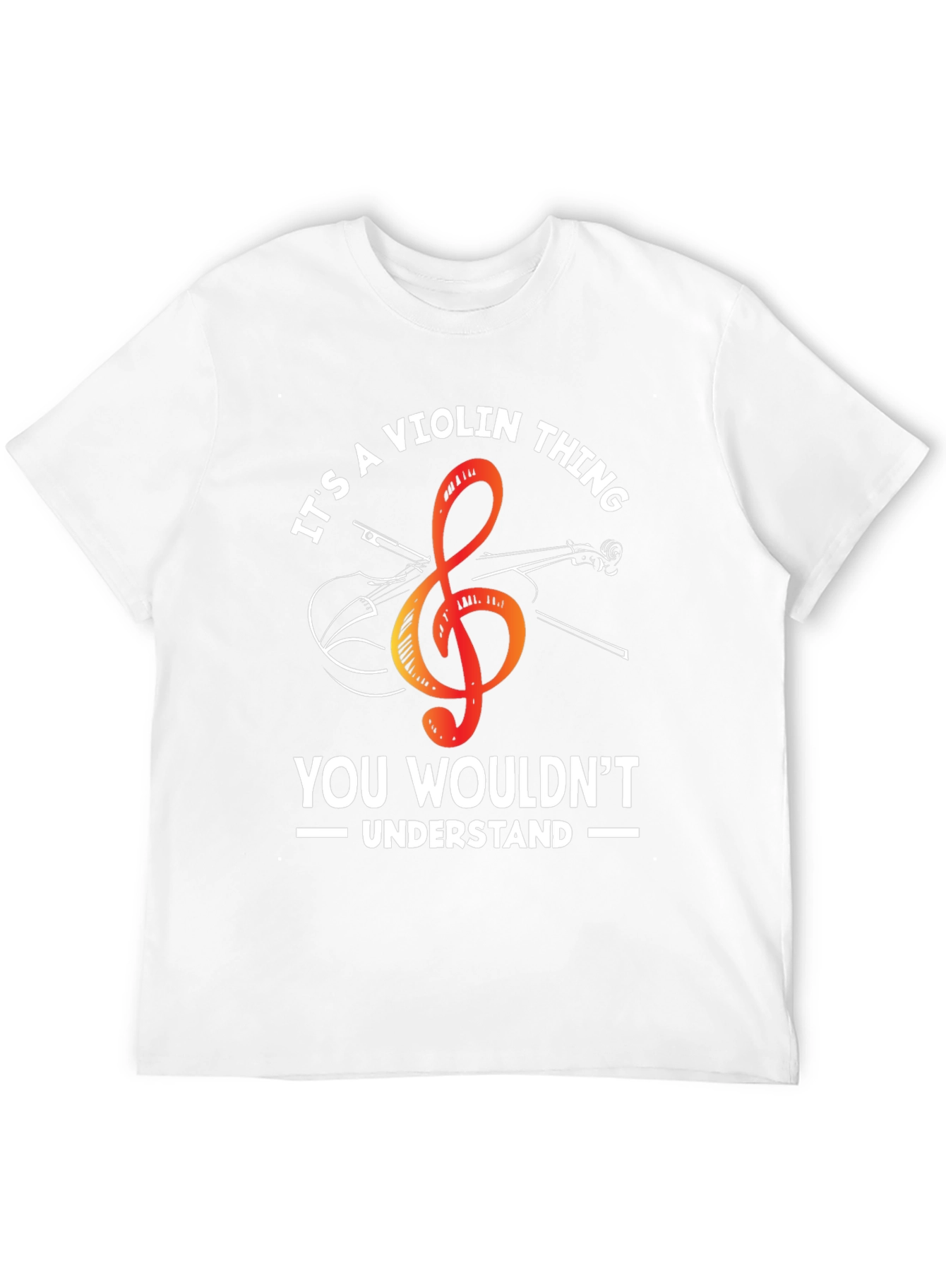 Black It's a Violin Thing T-Shirt view 12