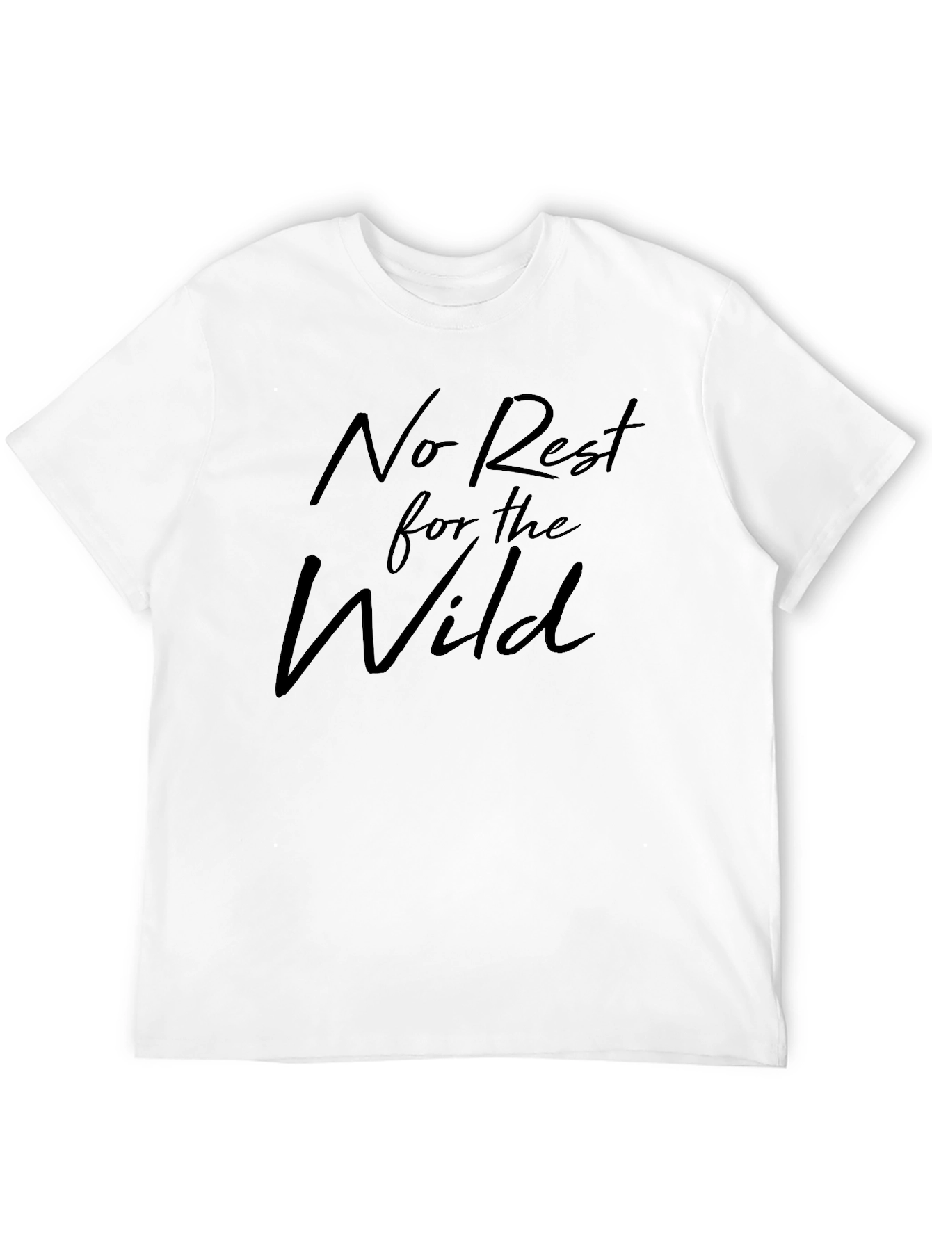 Black No Rest for the Wild Black T-Shirt view 12