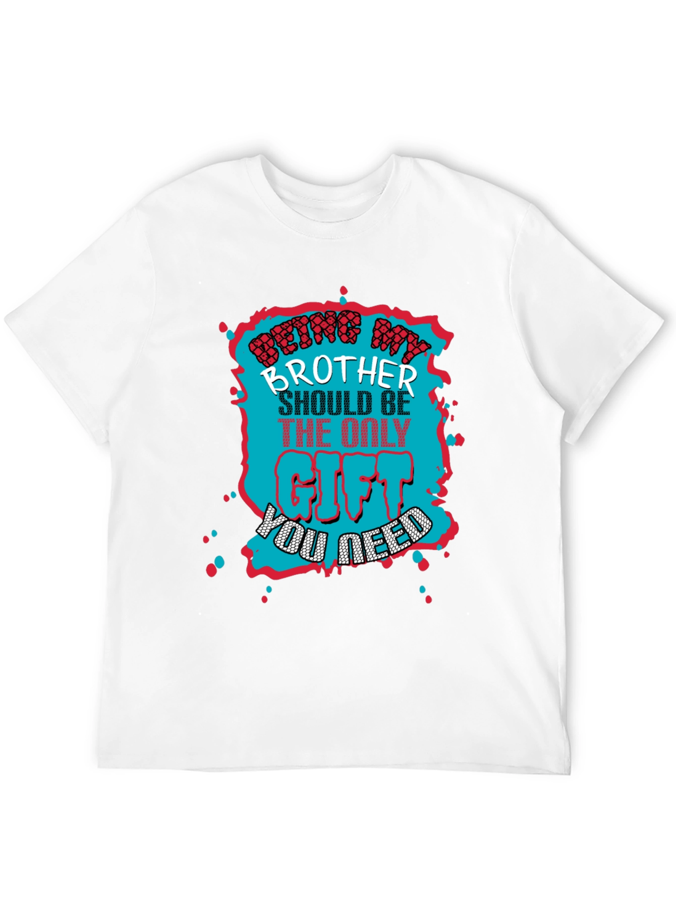 Black Being My Brother T-Shirt - Funny Gift Tee view 12