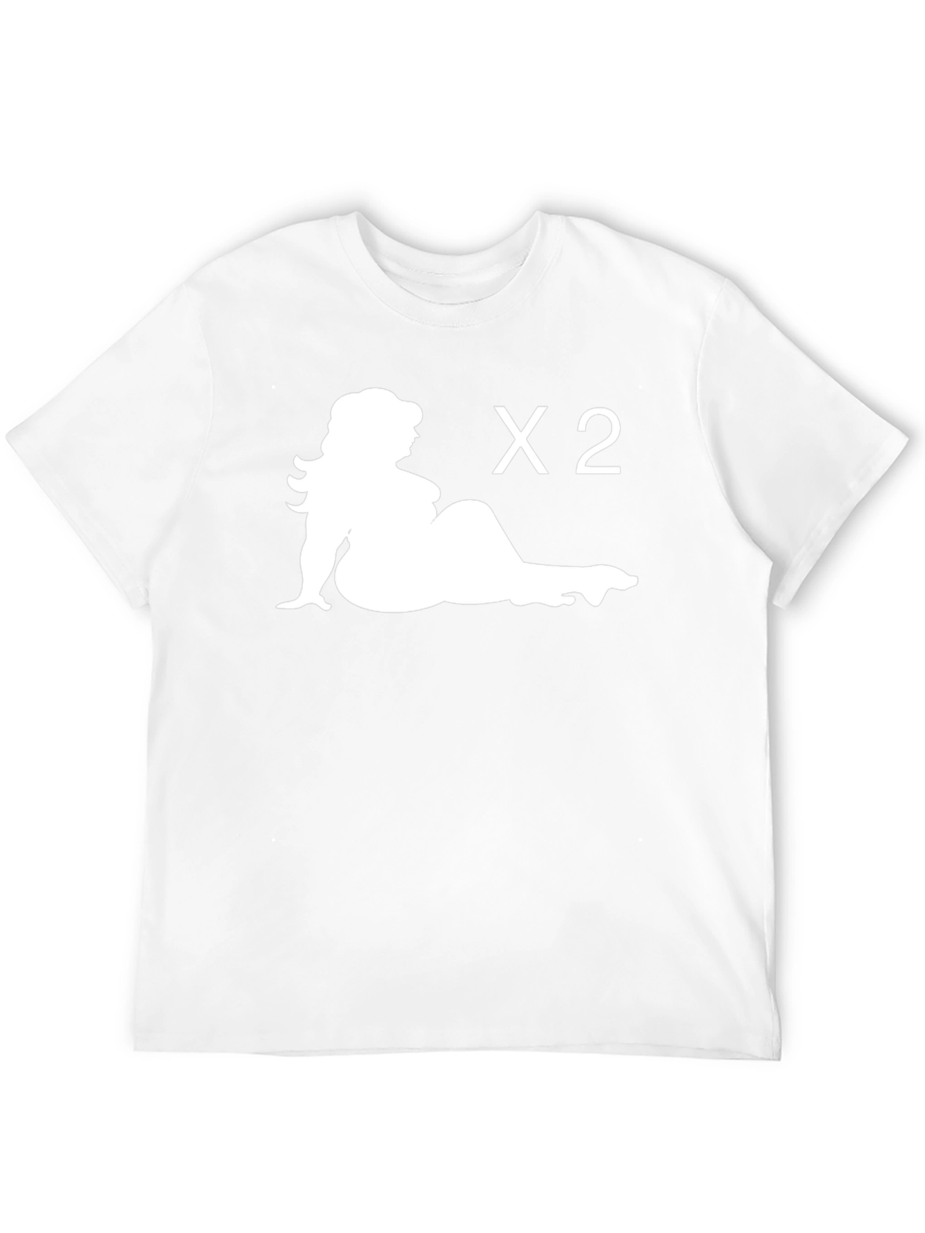 Black Humorous Plus Size Tee - Curvy Woman X2 view 12