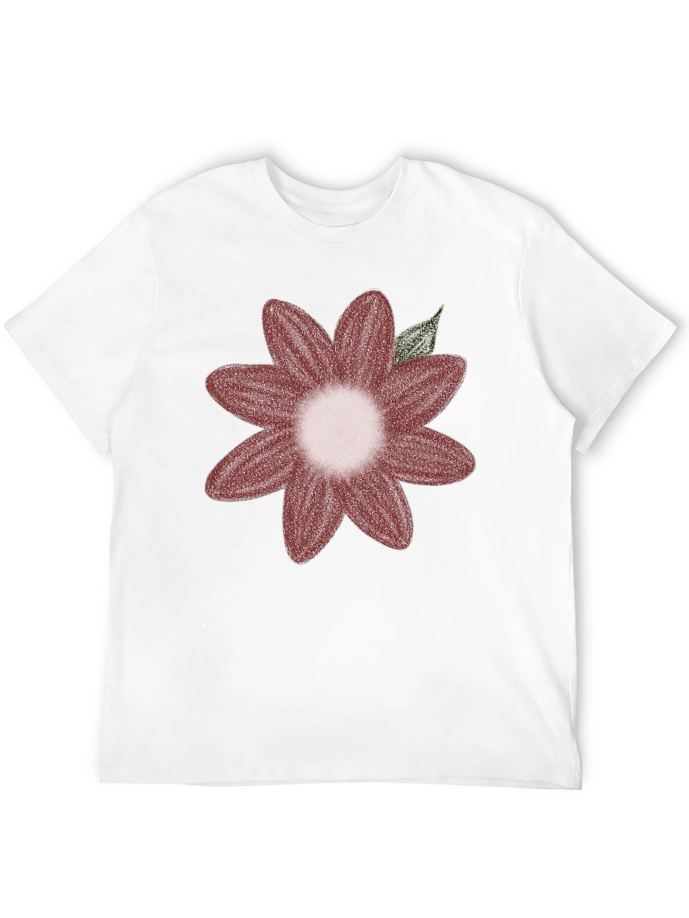 Black Floral Graphic Tee - Black Cotton Blend view 12