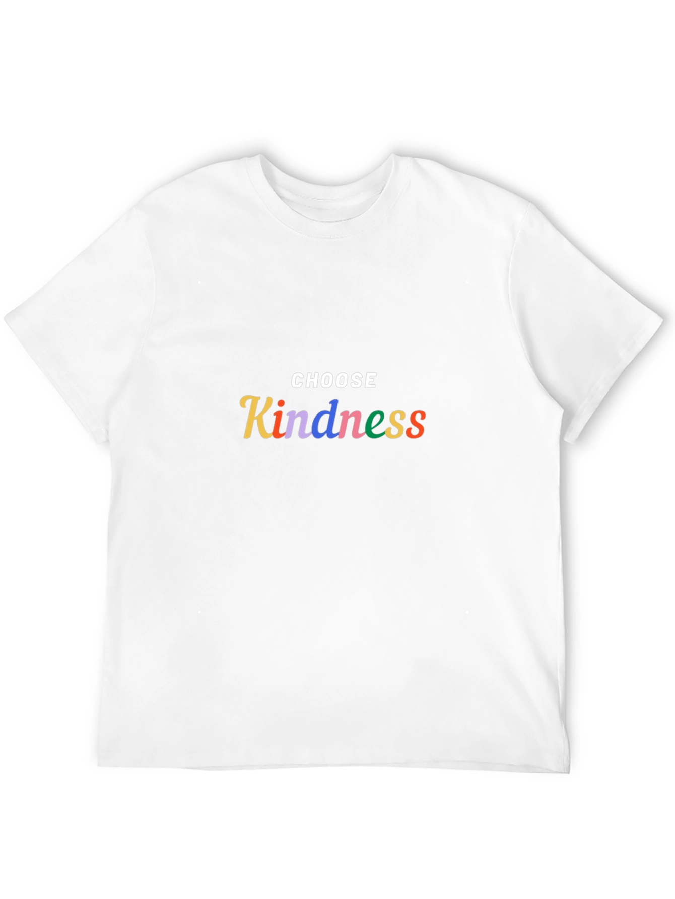 Black Choose Kindness Graphic Tee - Soft Black Cotton T-Shirt view 12