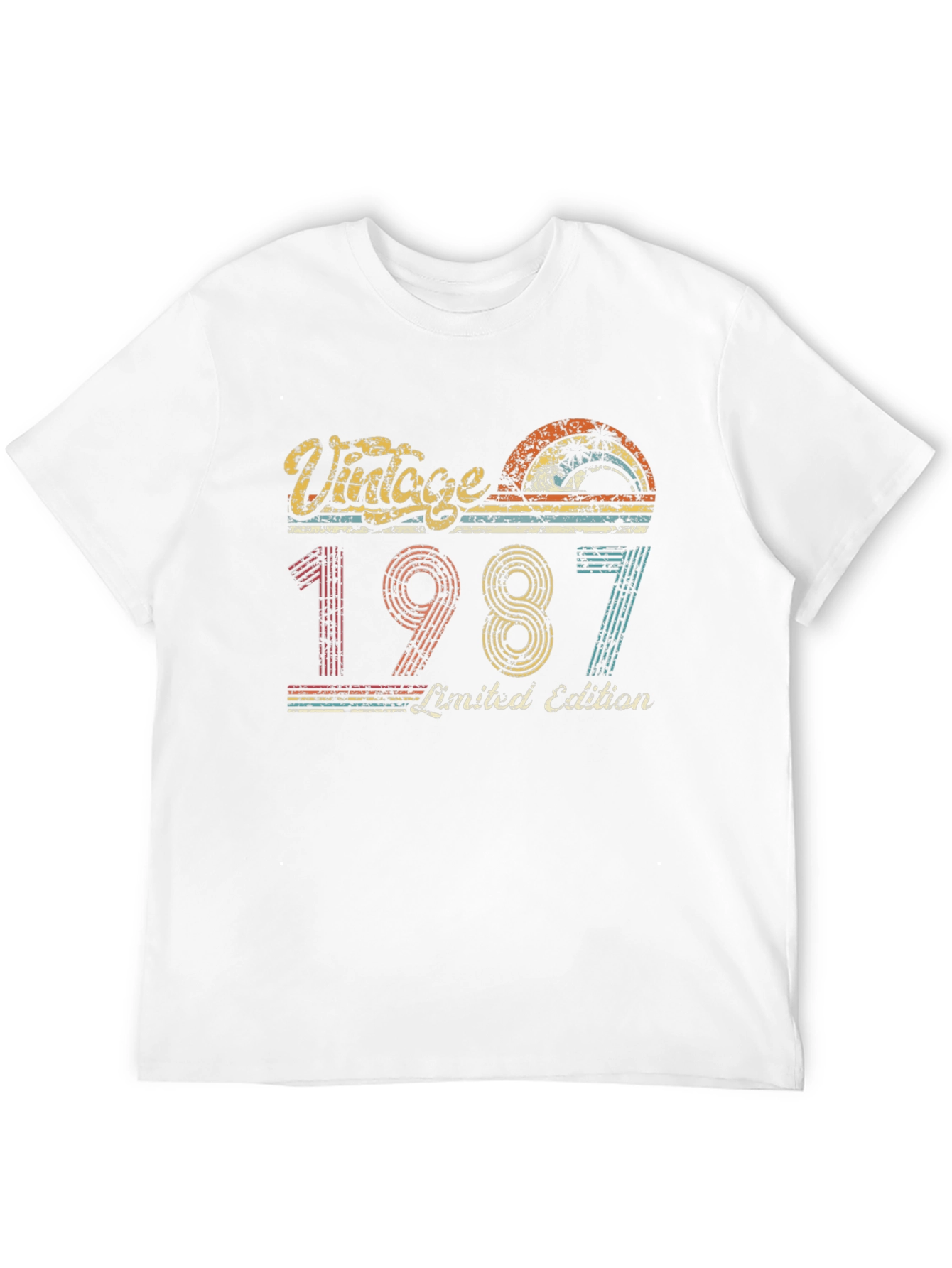 Black Vintage 1987 Limited Edition Graphic T-Shirt view 12