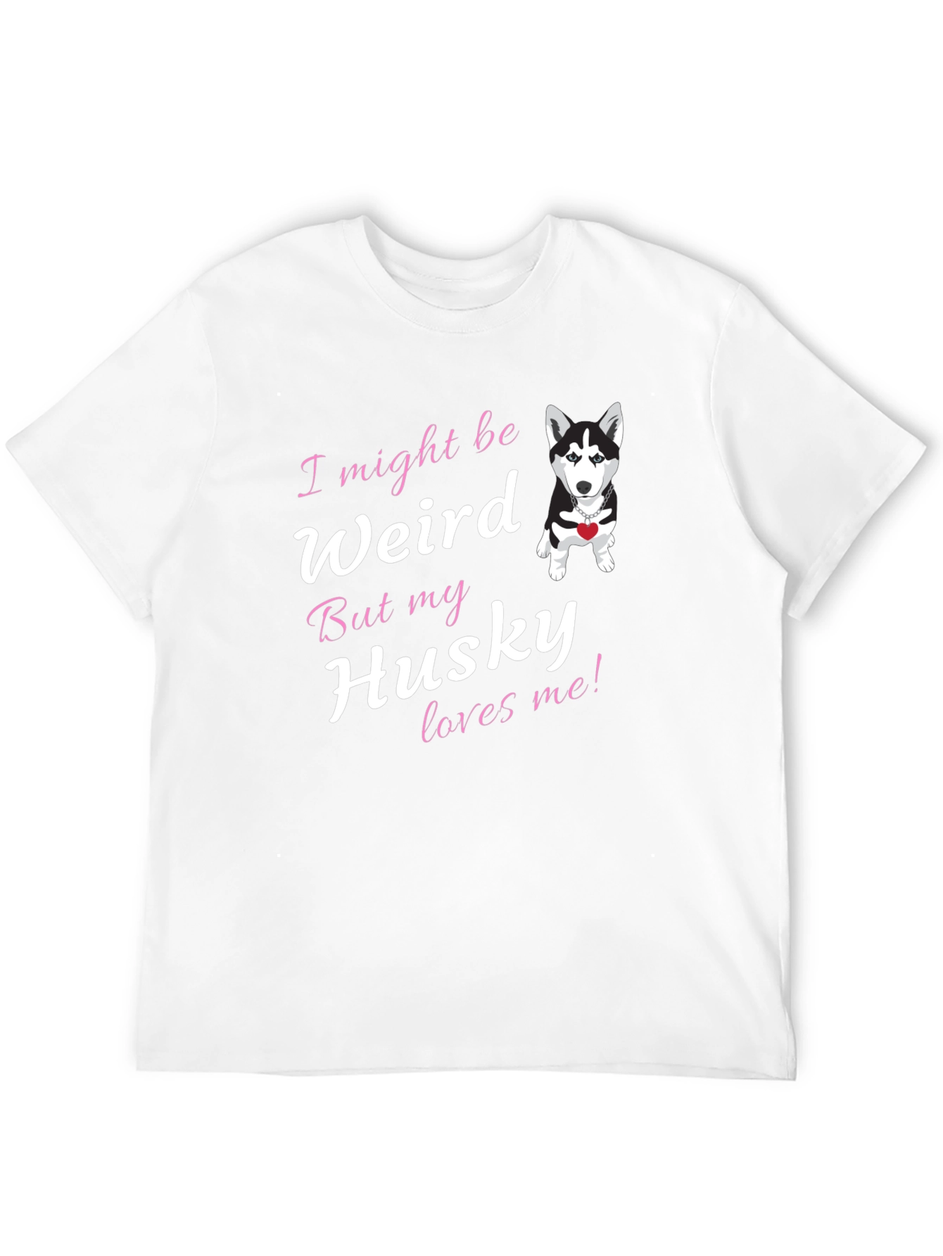 Black Weird Husky Lover T-Shirt view 12