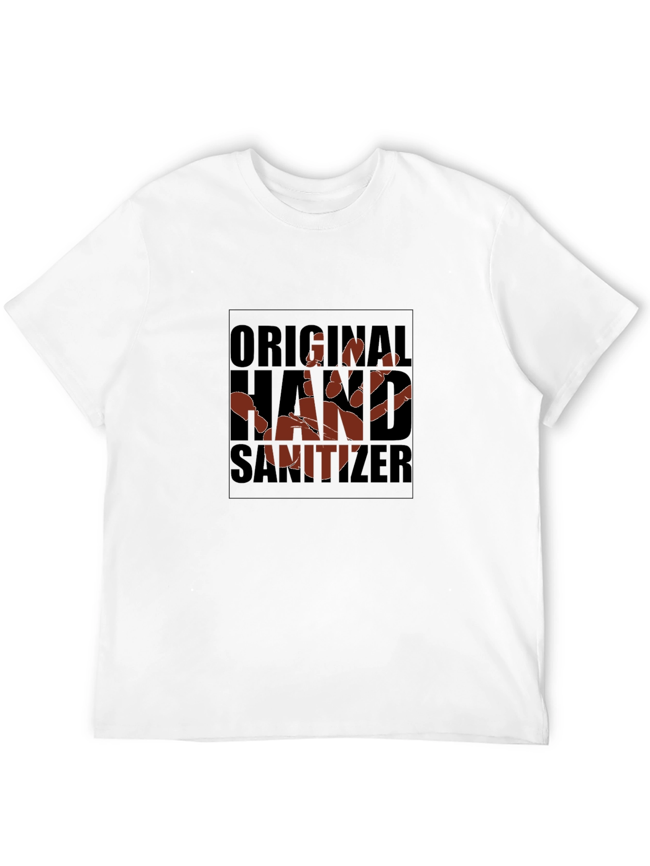 Black Original Hand Sanitizer Graphic Tee - Novelty Print view 12