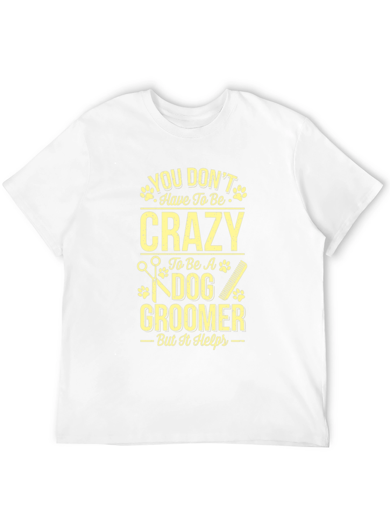Black Dog Groomer Graphic Tee - Crazy But It Helps! view 12