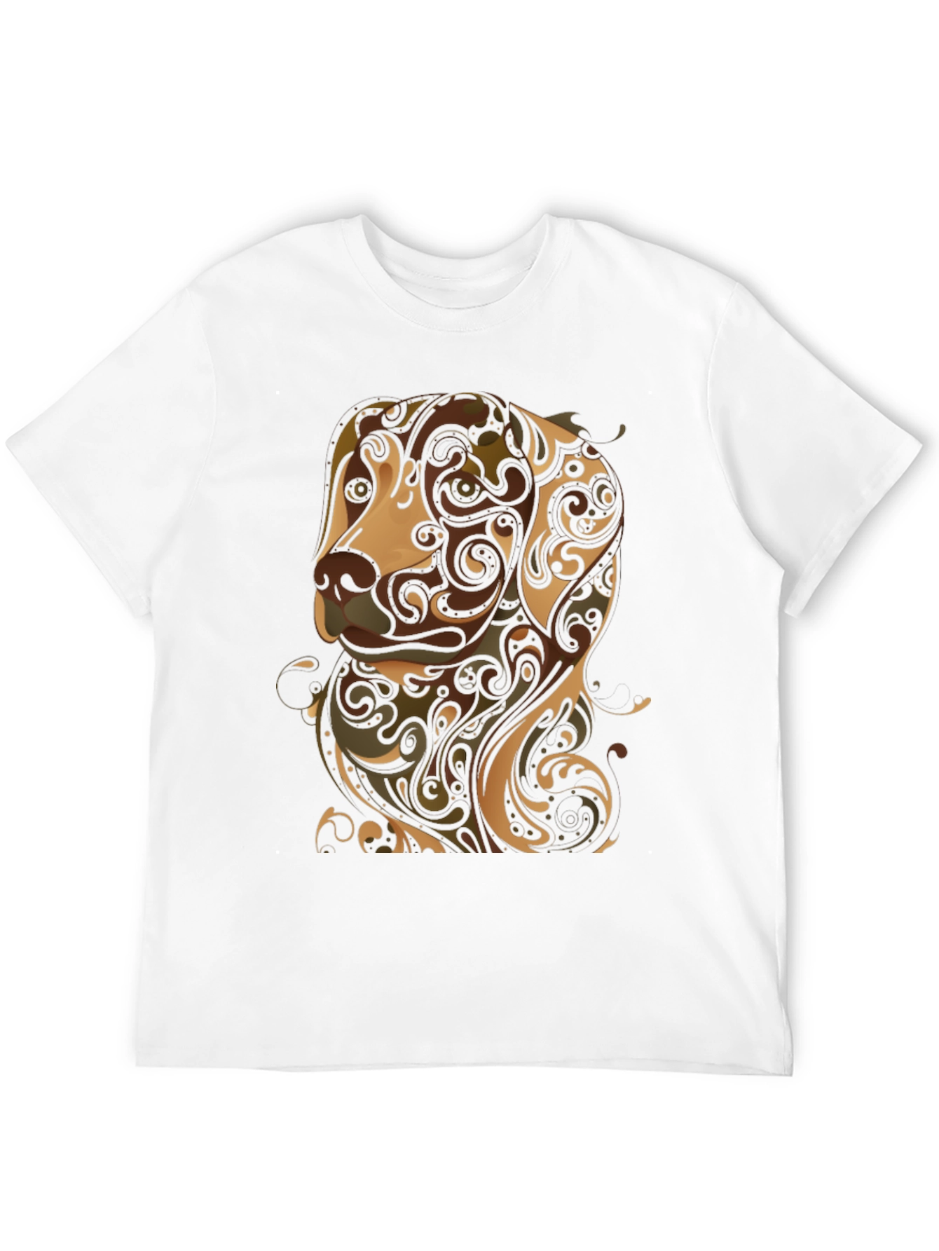 Black Dog Breed Art T-Shirt - Stylish Men's Tee view 12