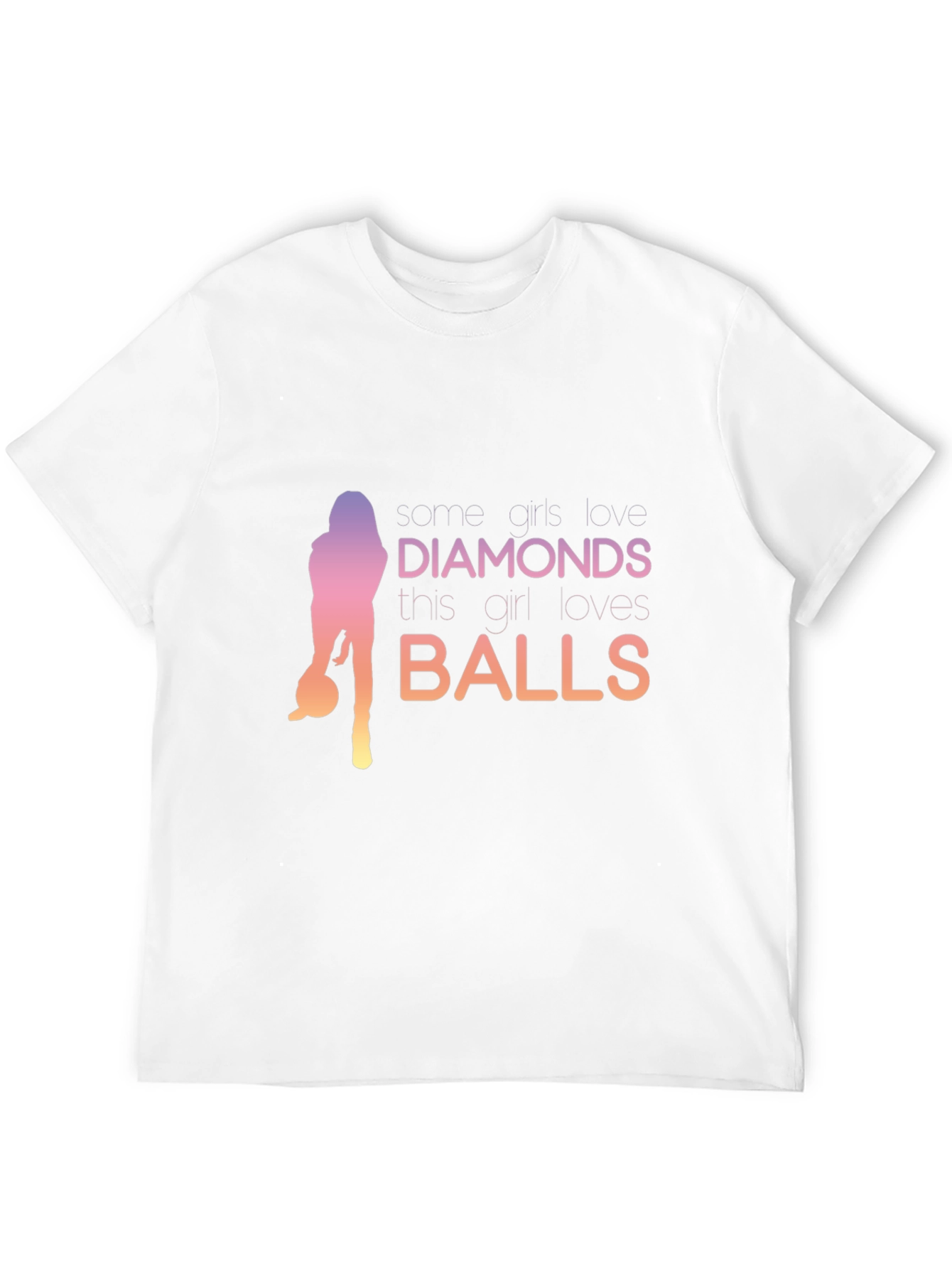 Black Funny Bowling T-Shirt - This Girl Loves Balls view 12