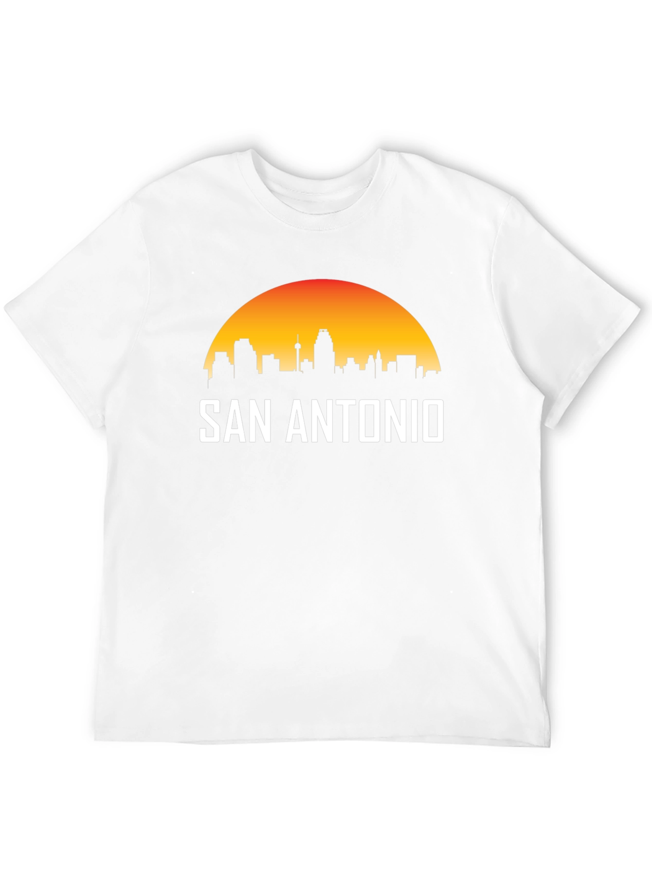 Black San Antonio Skyline Graphic T-Shirt view 12