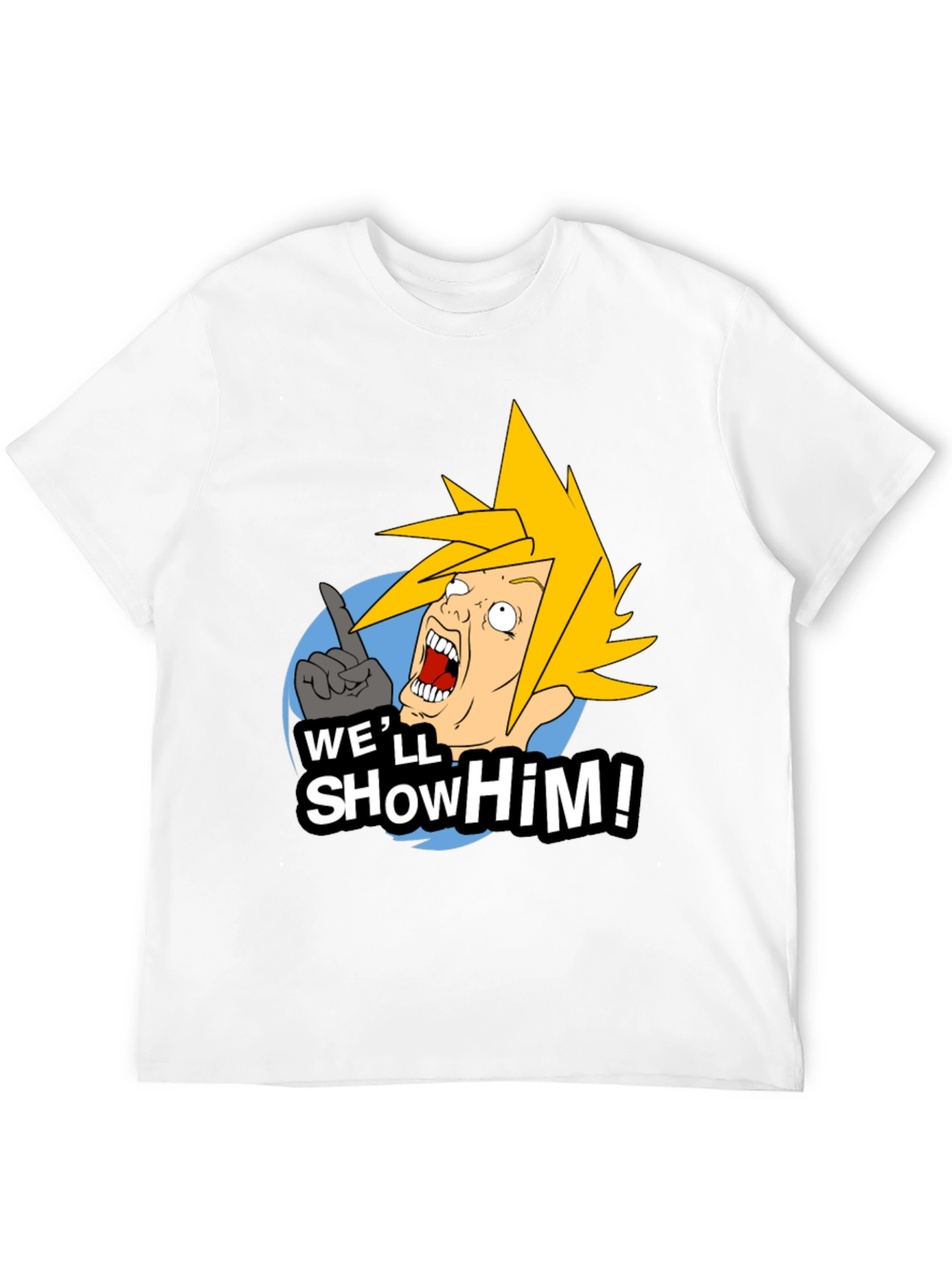 Black Funny Video Game T-Shirt - We'll Show Him! view 12