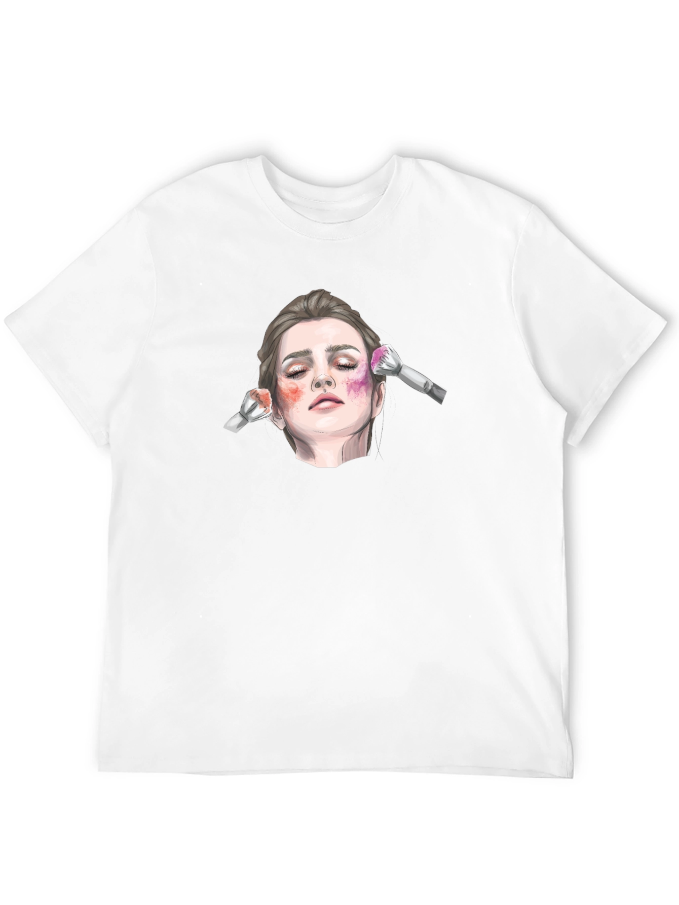 Black Makeup Art T-Shirt view 12