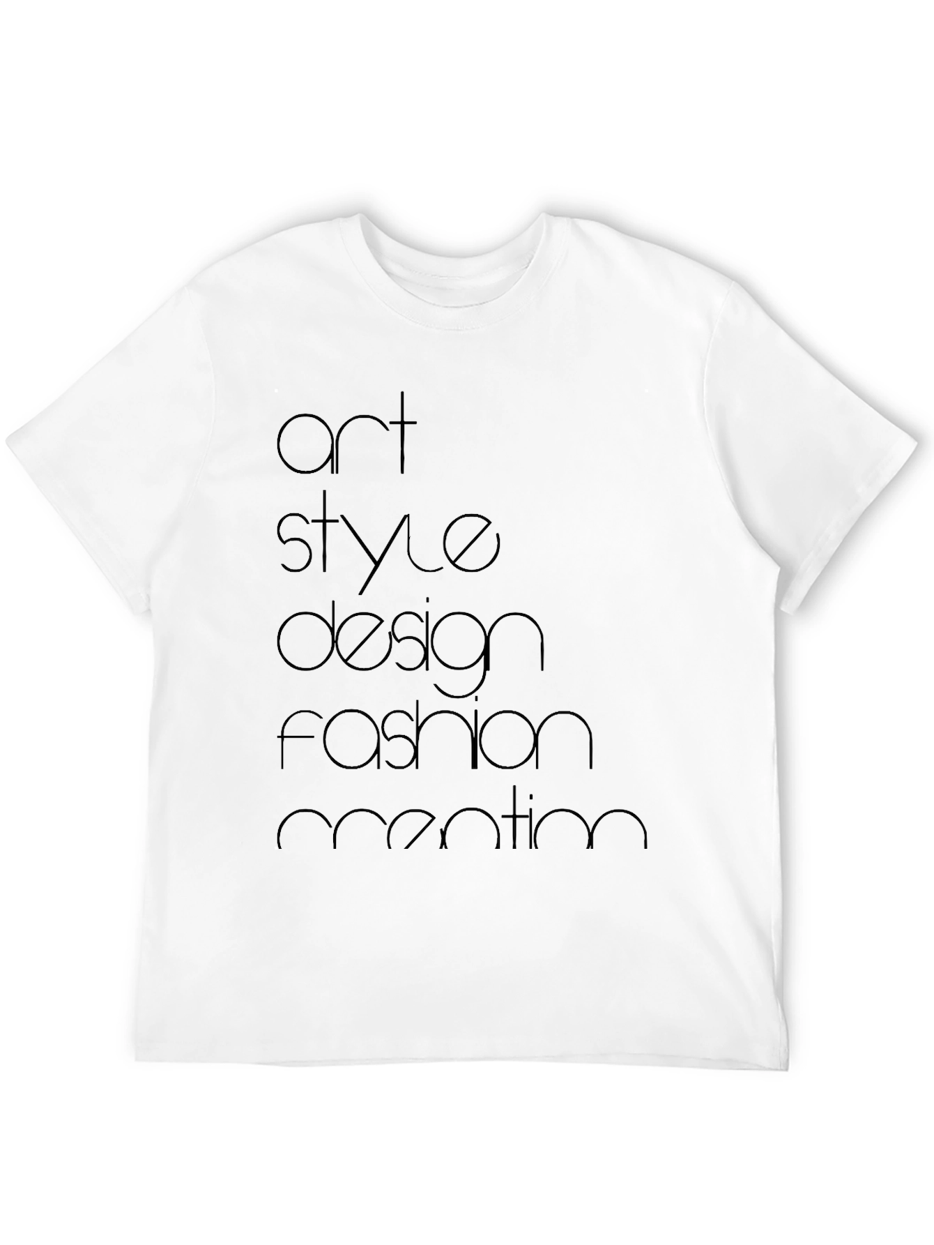 Black Art Style Design Fashion T-Shirt view 12